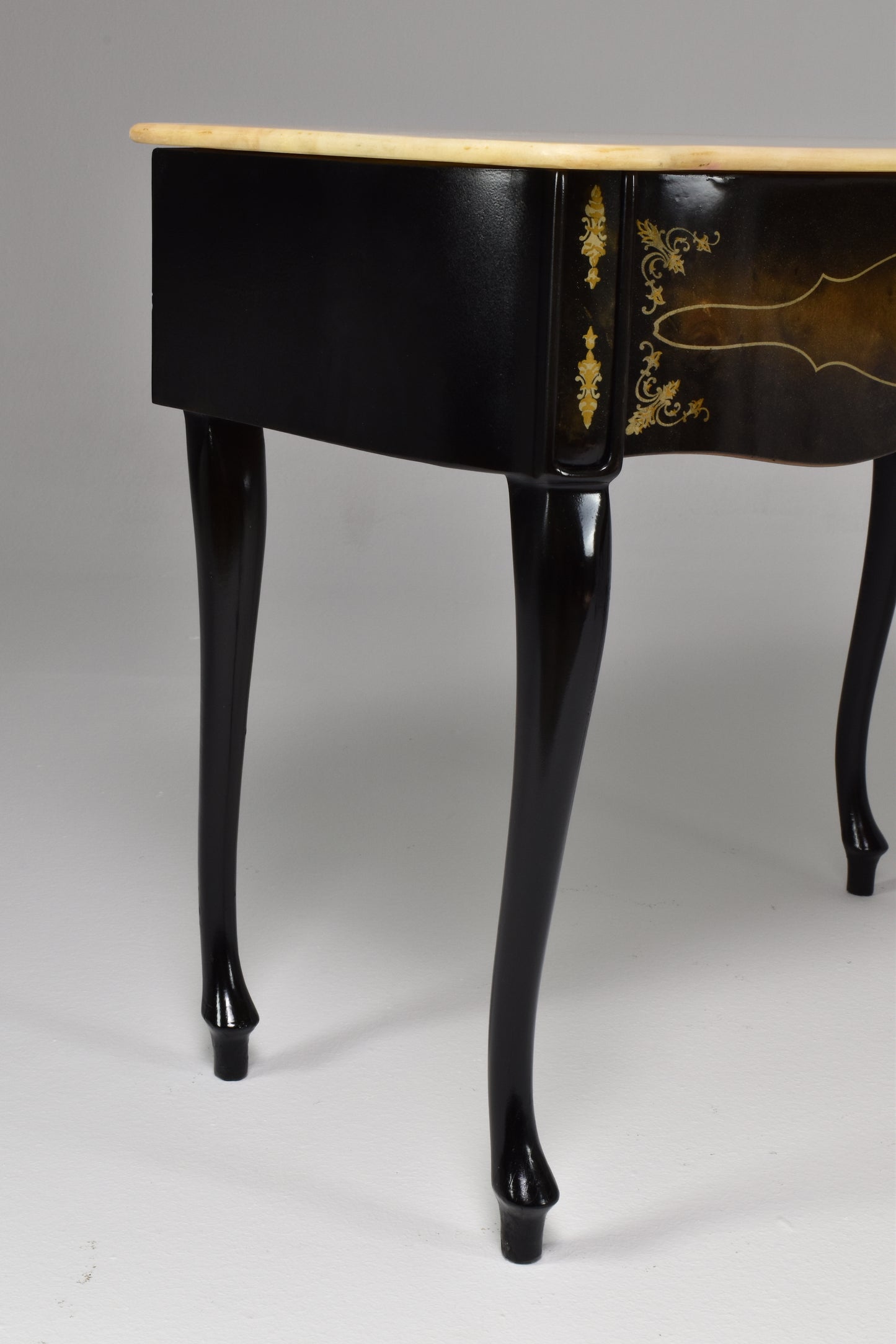 Pair of Italian Mid-Century Modern Marble Nightstands - Spirit Gallery