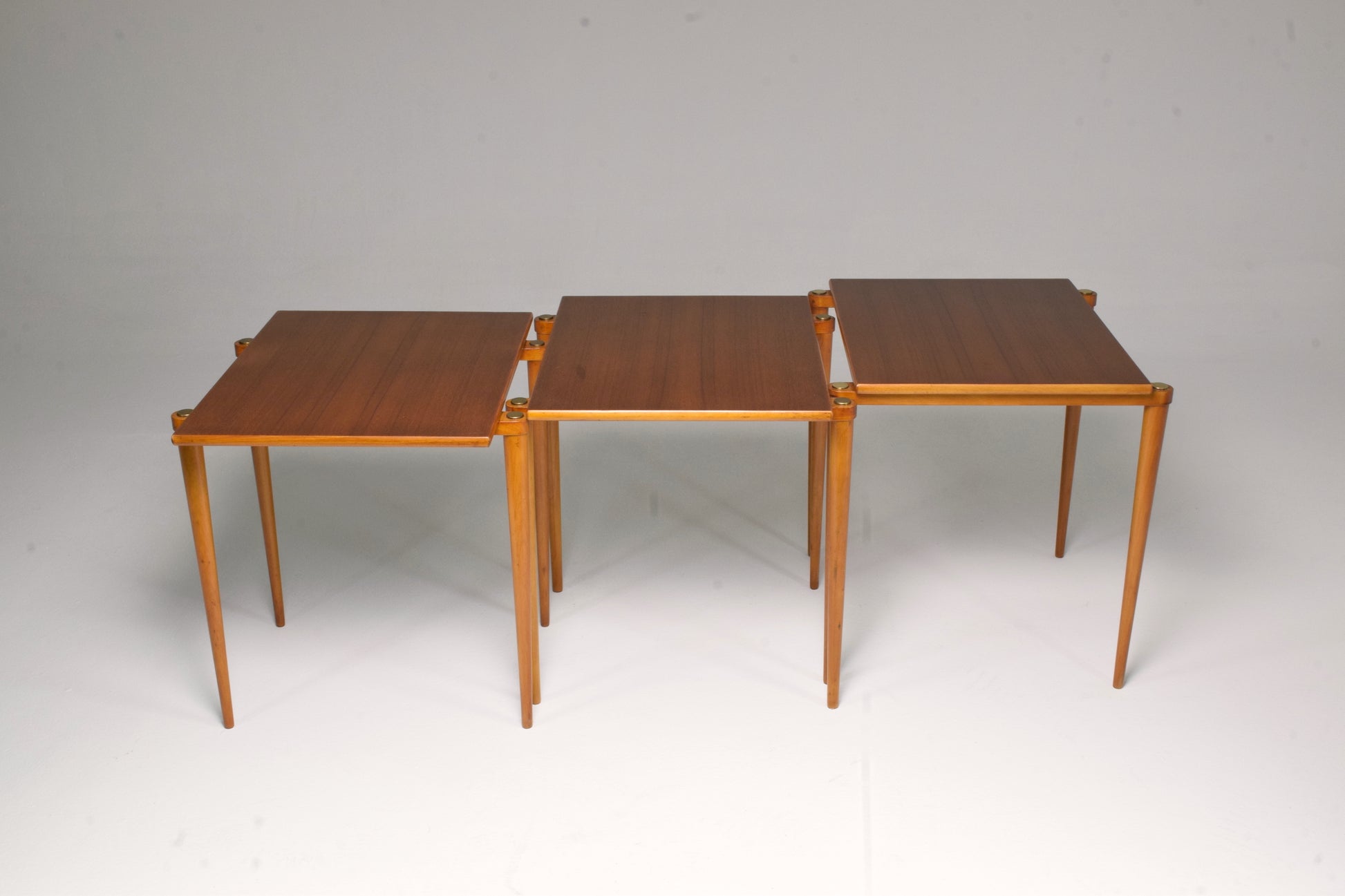 1960's Set of Three Italian Mid-Century Modern Side Tables - Spirit Gallery