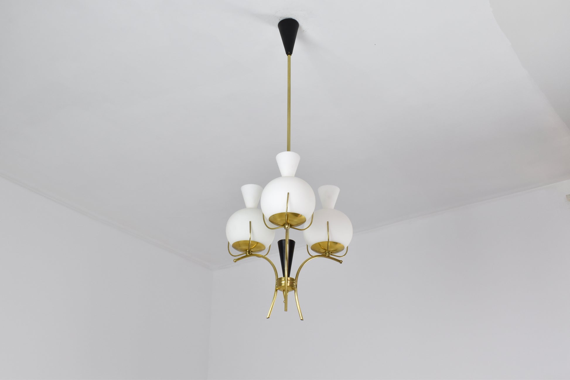 1950's Three-Light Italian Mid-Century Angelo Lelli - Spirit Gallery