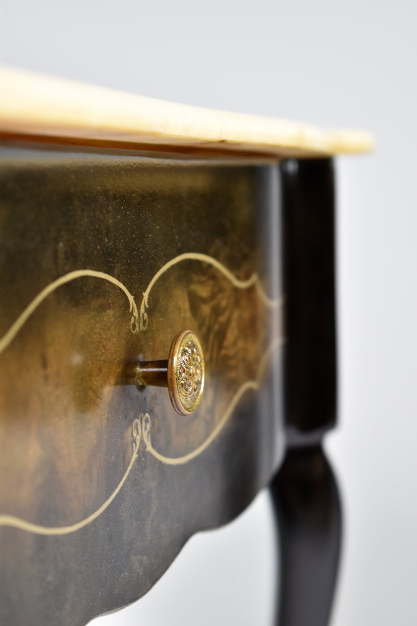 Pair of Italian Mid-Century Modern Marble Nightstands - Spirit Gallery