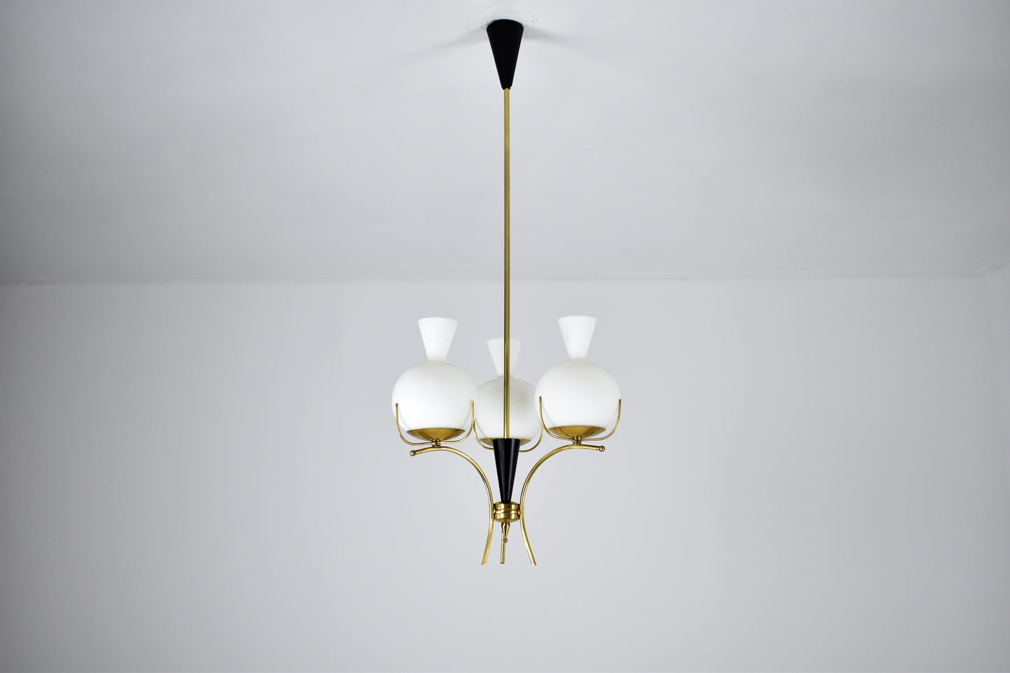 1950's Three-Light Italian Mid-Century Angelo Lelli - Spirit Gallery