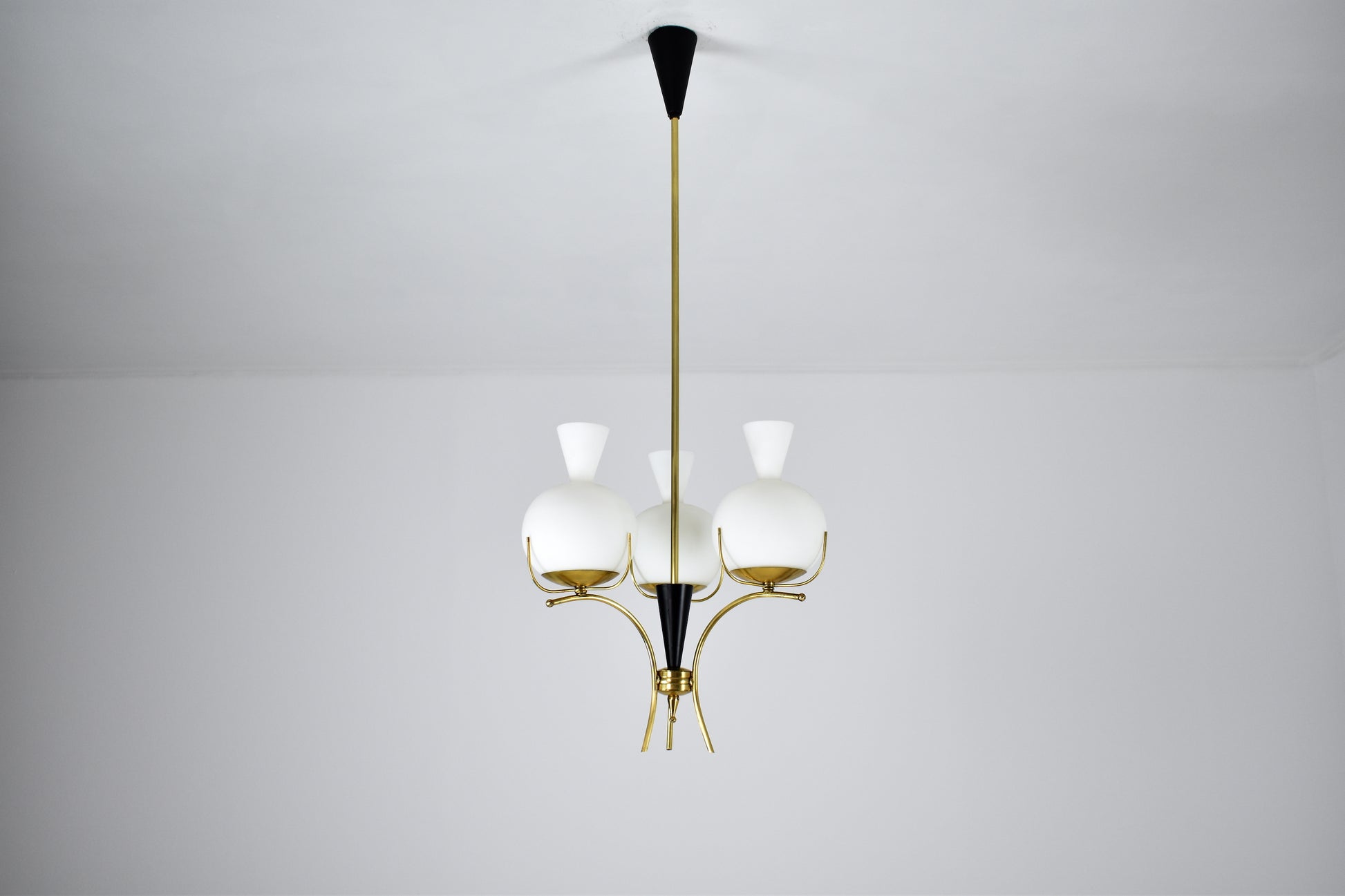 1950's Three-Light Italian Mid-Century Angelo Lelli - Spirit Gallery