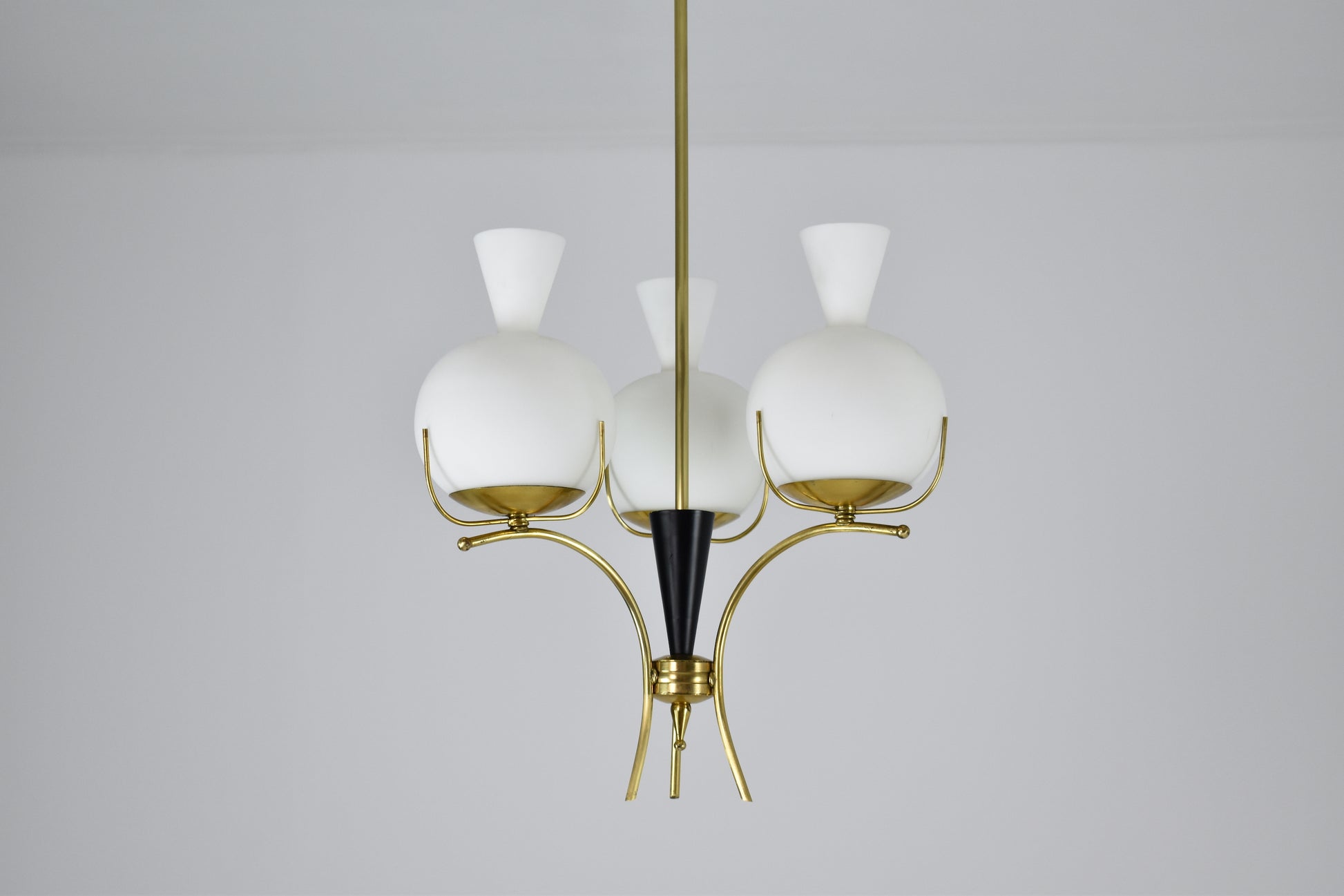 1950's Three-Light Italian Mid-Century Angelo Lelli - Spirit Gallery