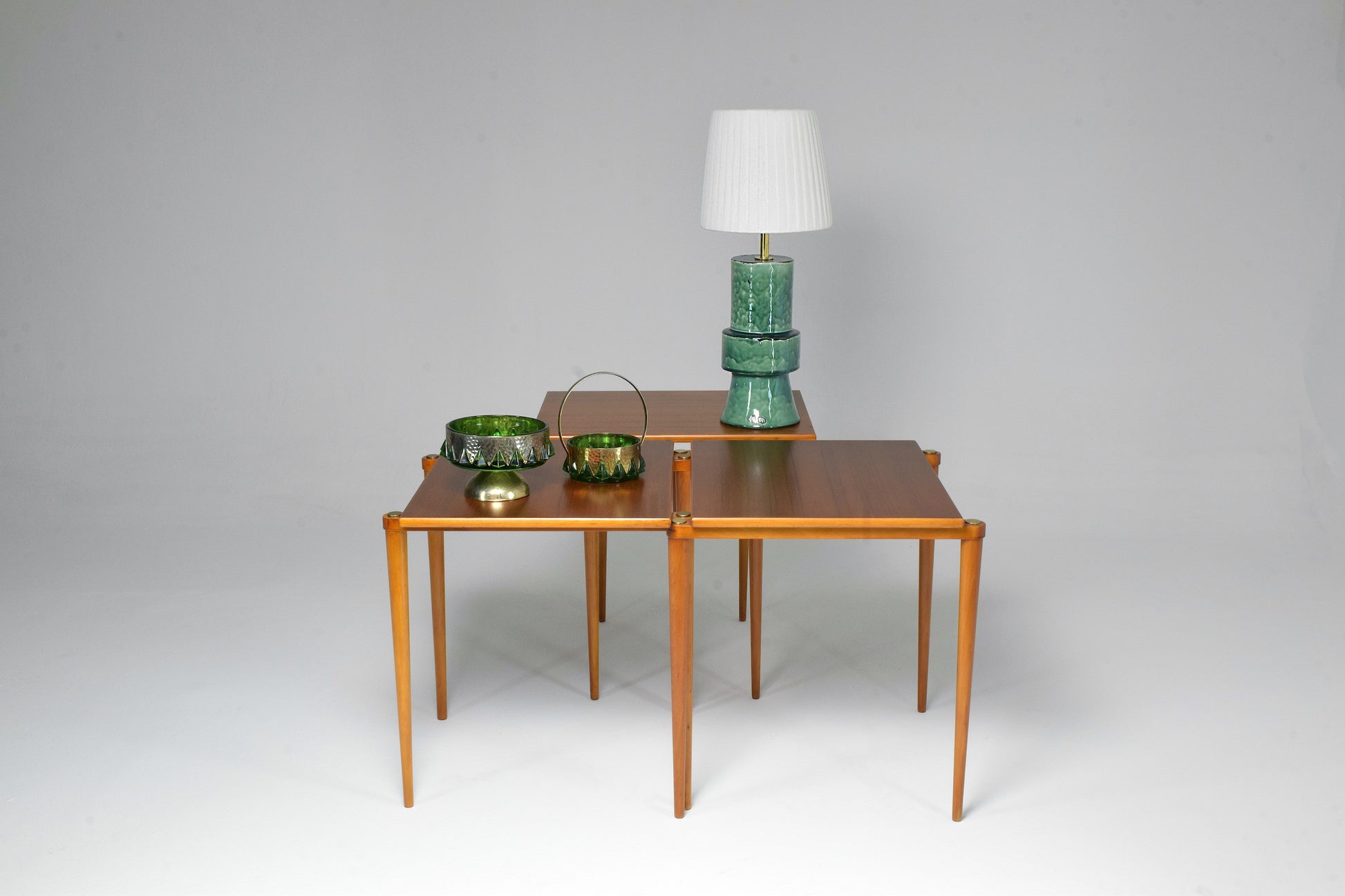 1960's Set of Three Italian Mid-Century Modern Side Tables - Spirit Gallery
