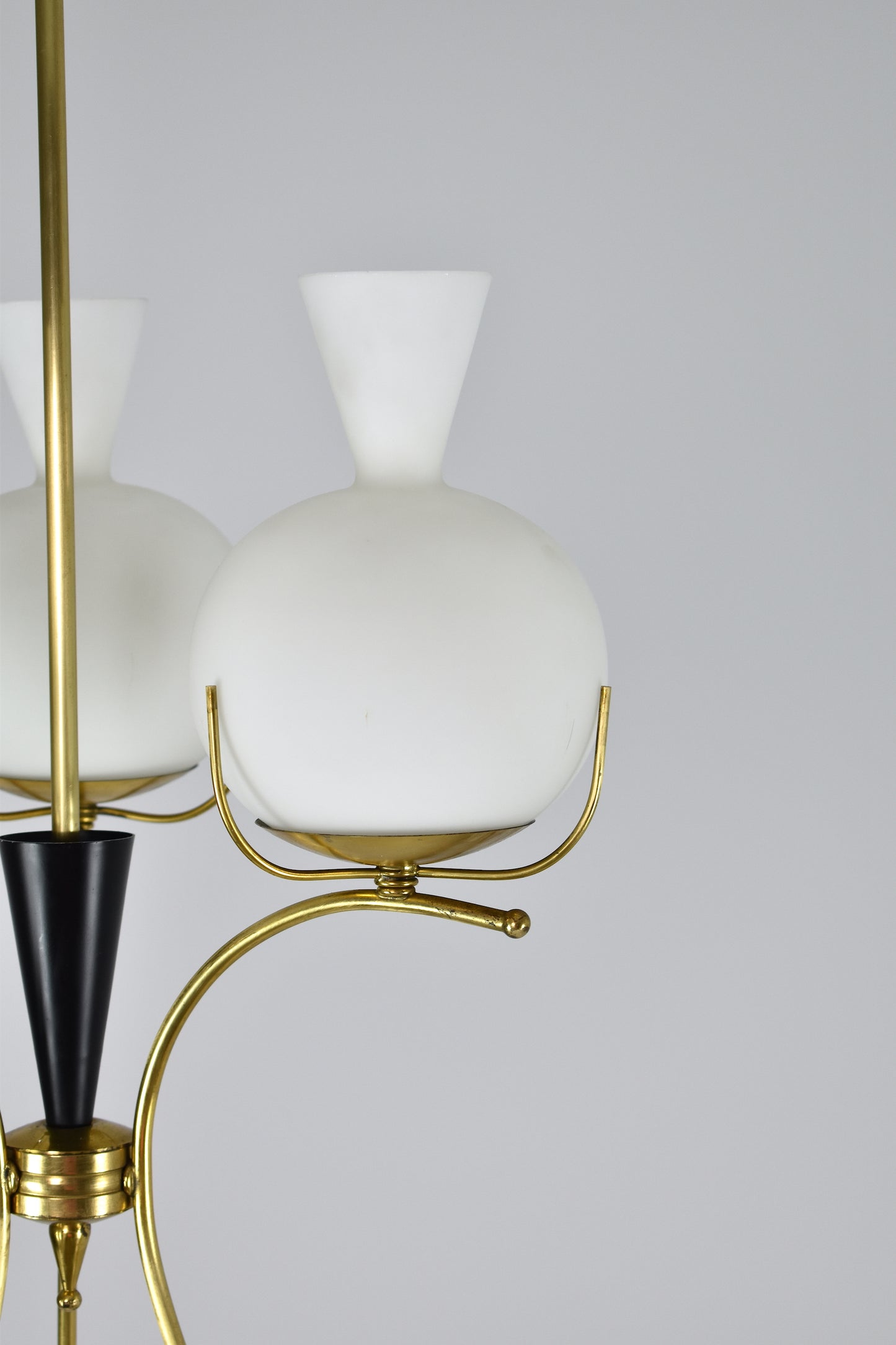 1950's Three-Light Italian Mid-Century Angelo Lelli - Spirit Gallery
