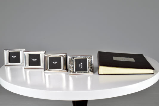 Four Sterling Silver Italian Photo Frames and Album - Spirit Gallery