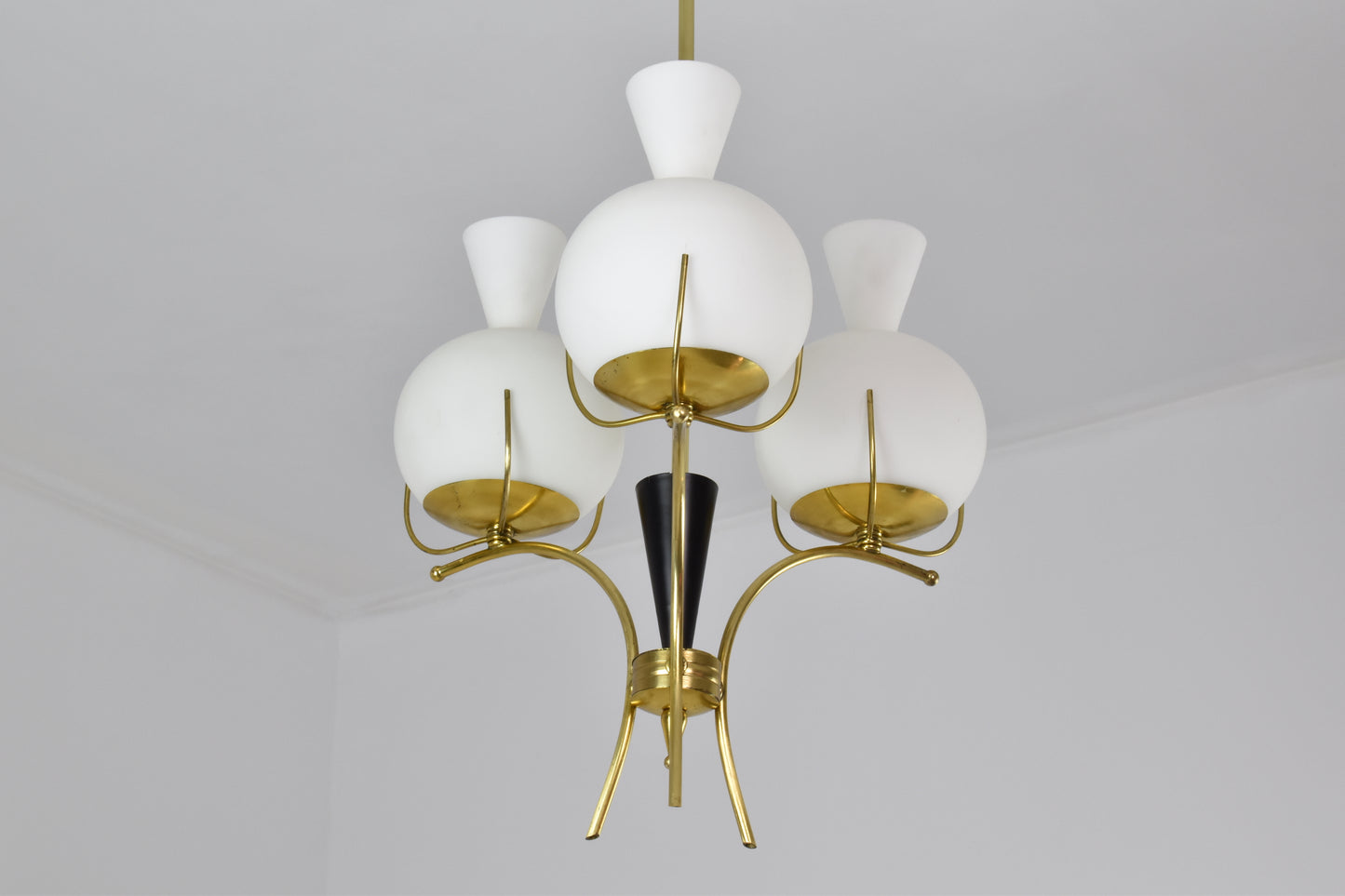 1950's Three-Light Italian Mid-Century Angelo Lelli - Spirit Gallery