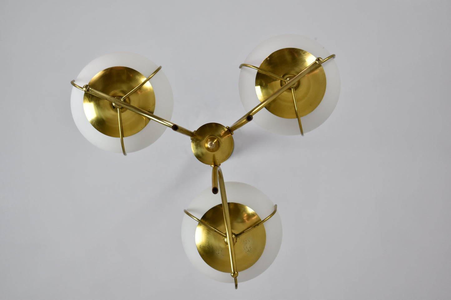 1950's Three-Light Italian Mid-Century Angelo Lelli - Spirit Gallery