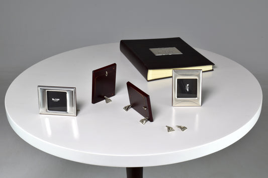Four Sterling Silver Italian Photo Frames and Album - Spirit Gallery