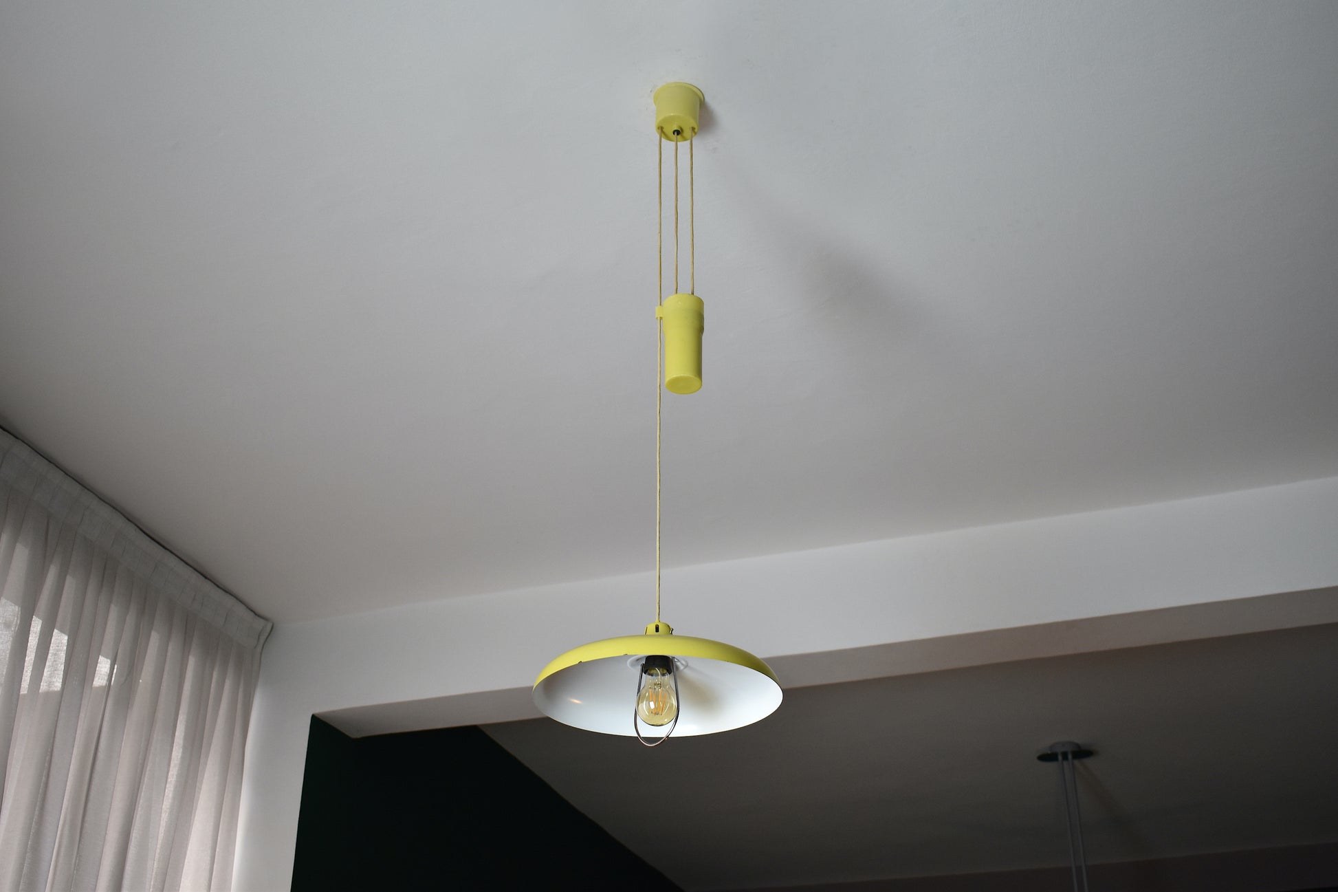 1950's Italian Mid-Century Adjustable Pendant by Stilux - Spirit Gallery