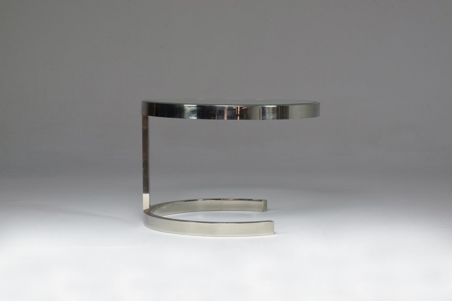 1970's French Side Table by Boris Tabacoff for MMM - Spirit Gallery