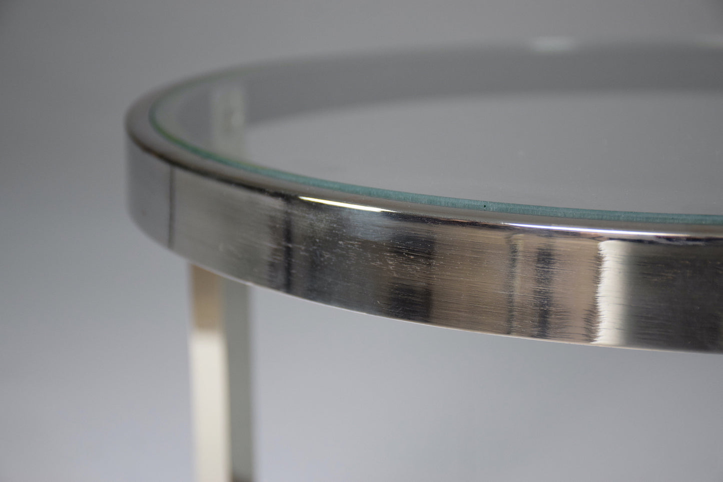 1970's French Side Table by Boris Tabacoff for MMM - Spirit Gallery