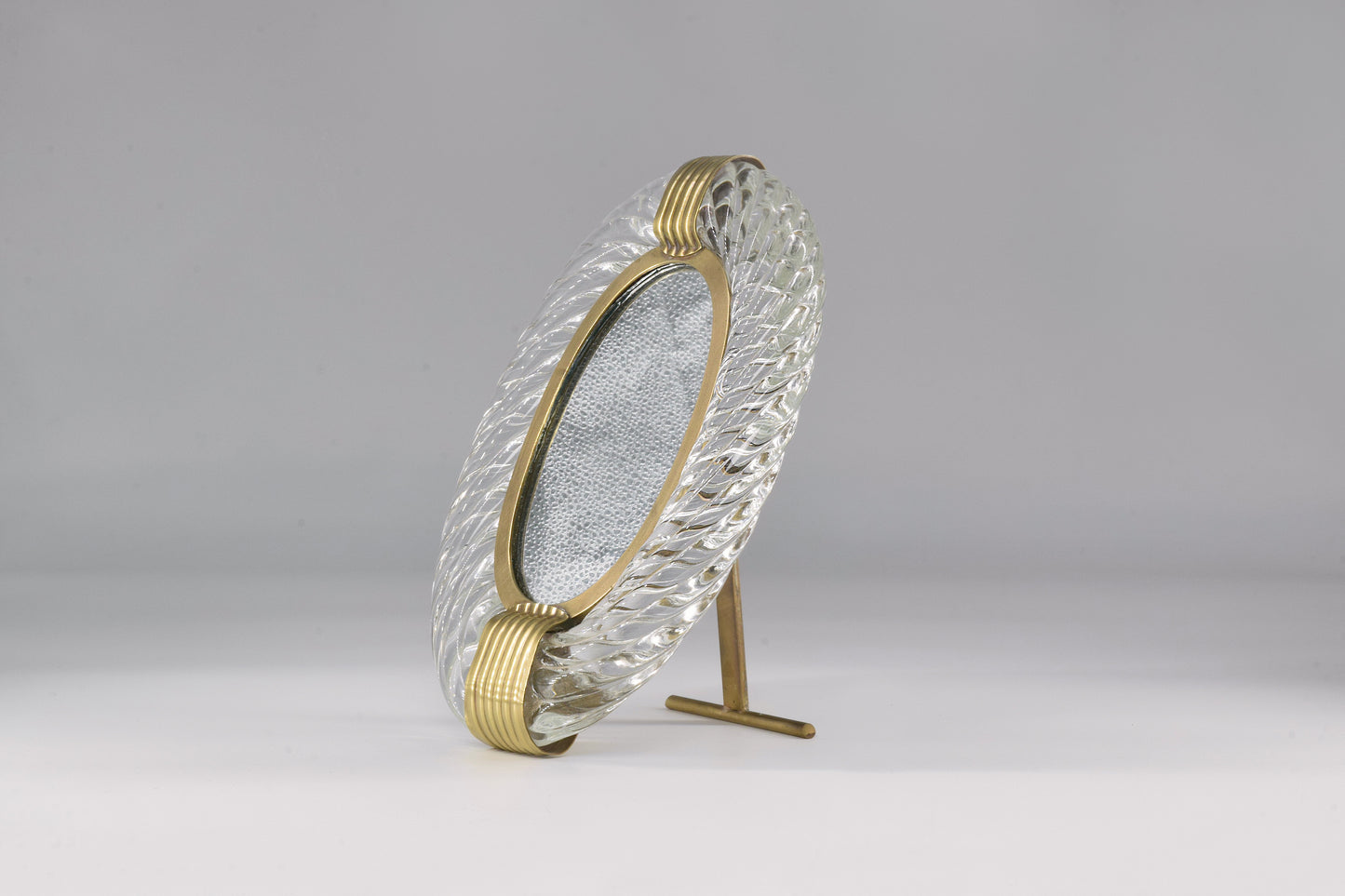 1950's Murano Vanity Mirror by Carlo Scarpa for Venini - Spirit Gallery