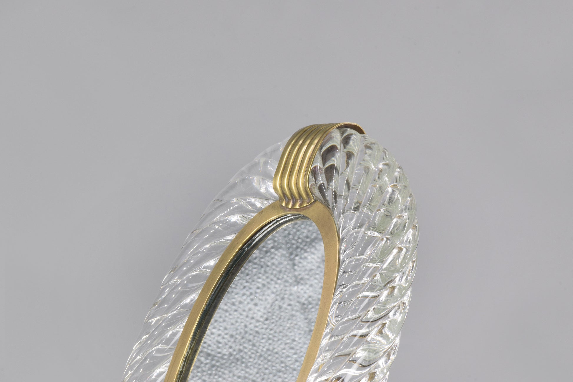 1950's Murano Vanity Mirror by Carlo Scarpa for Venini - Spirit Gallery
