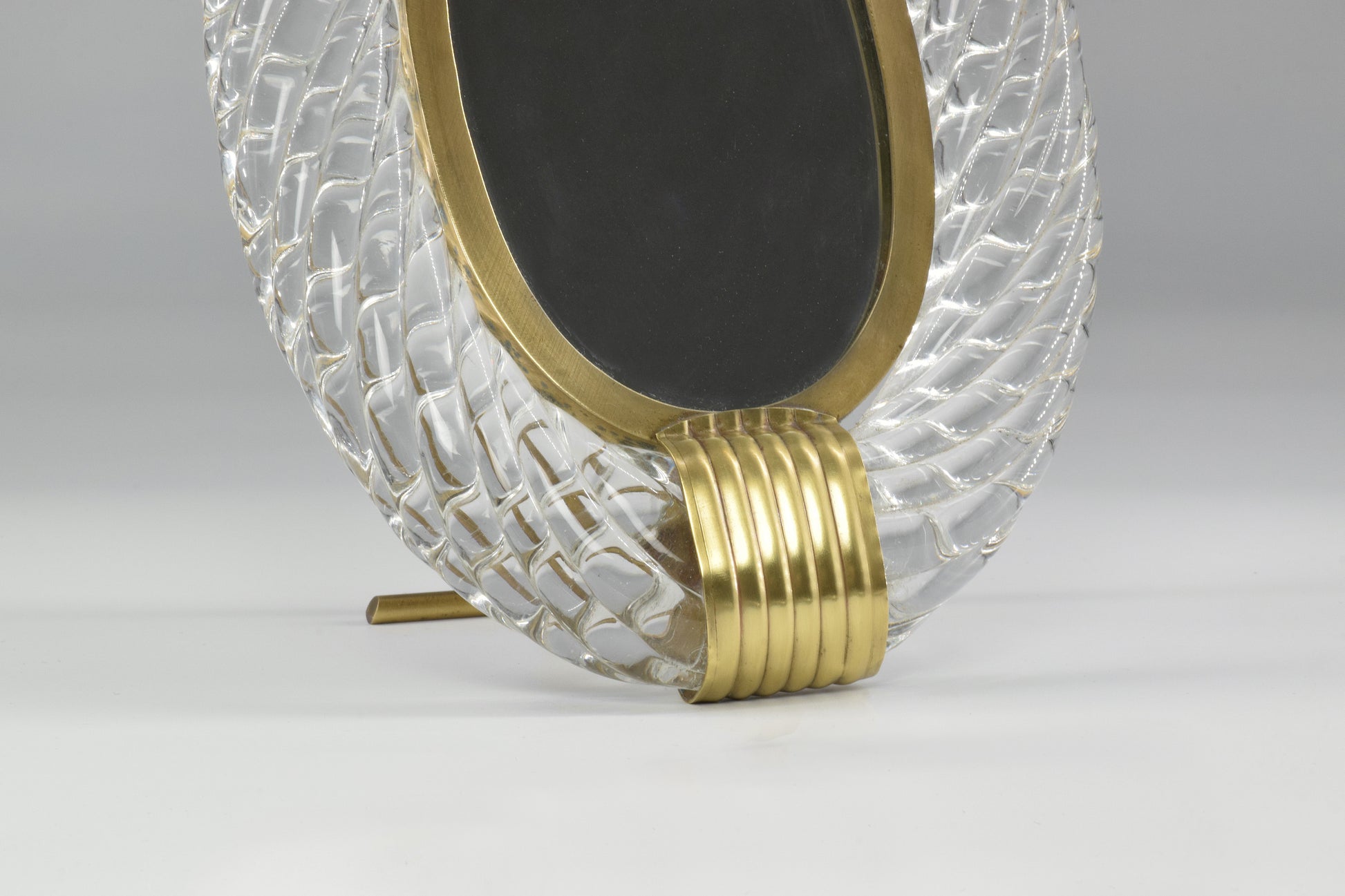 1950's Murano Vanity Mirror by Carlo Scarpa for Venini - Spirit Gallery