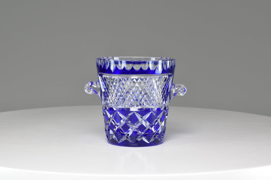 1980's French Vintage Crystal De Boheme Ice Bucket - Spirit Gallery