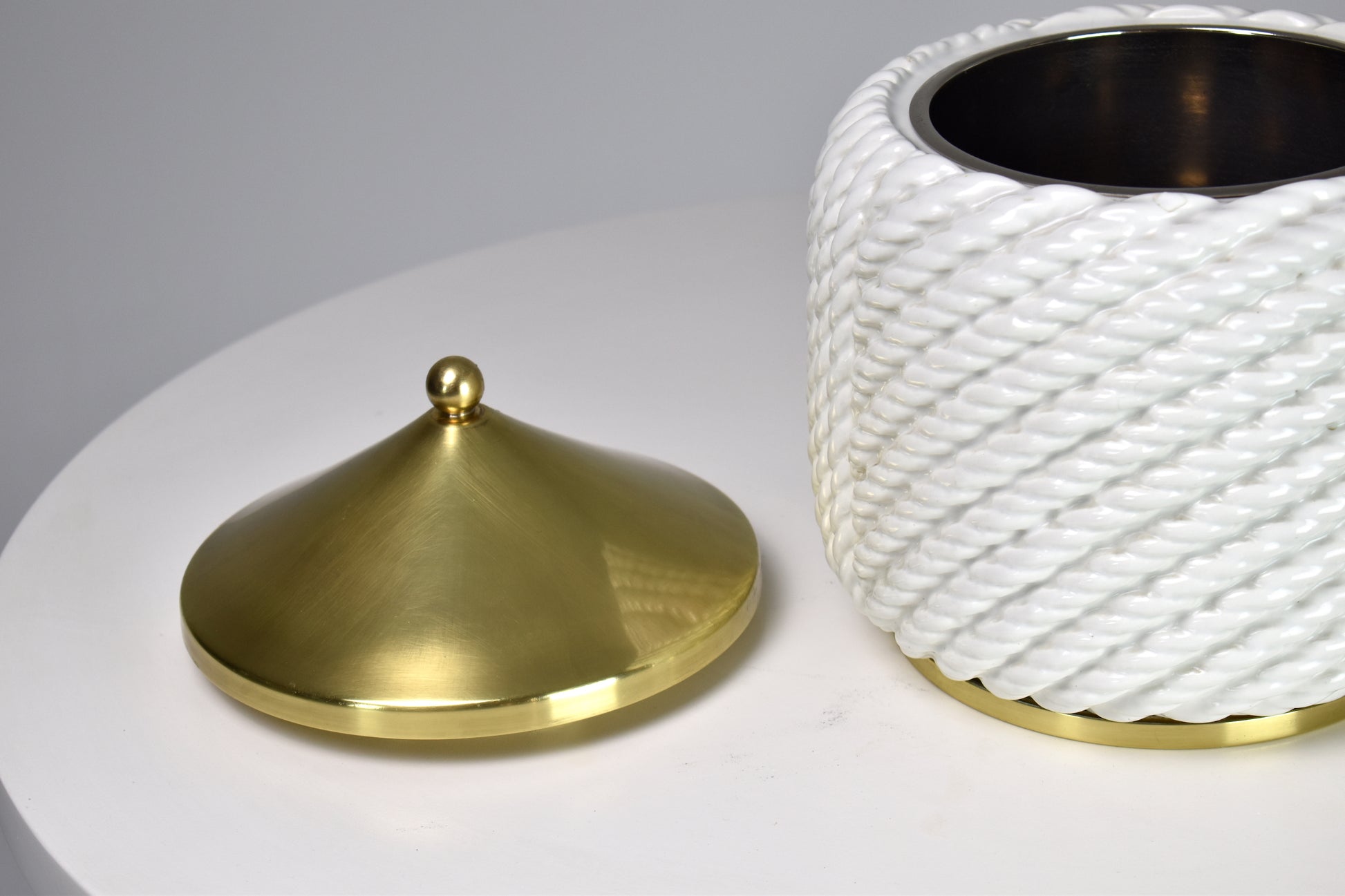 Rare 1970's Italian Ice Bucket by Tommaso Barbi - Spirit Gallery