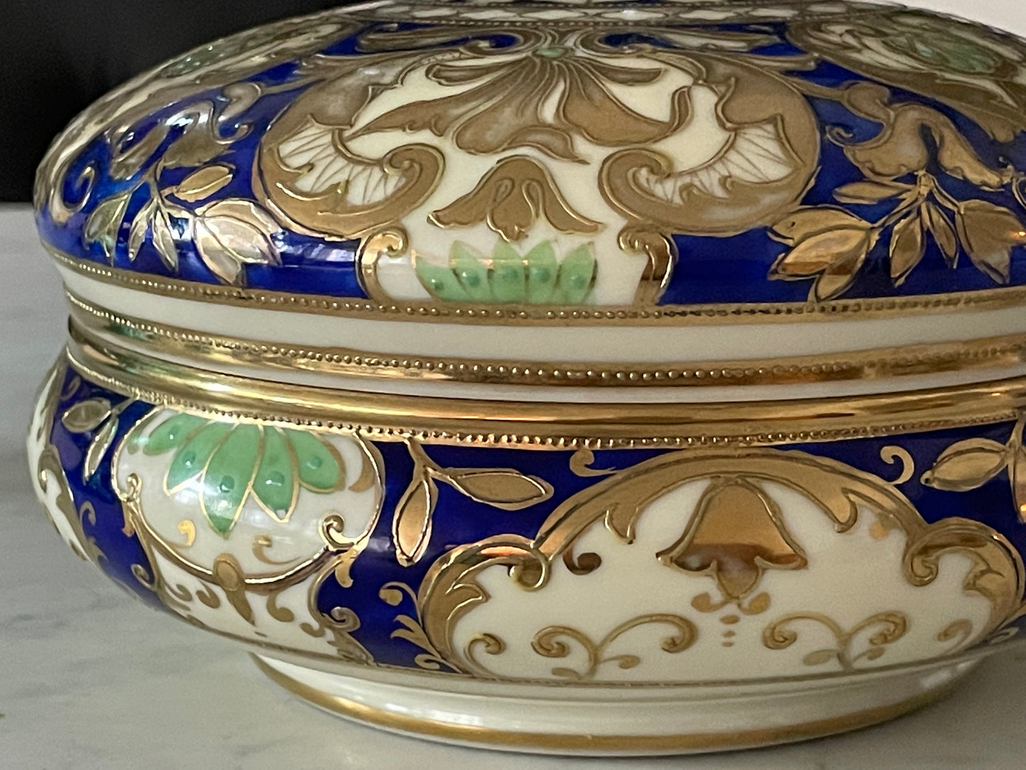 1940's Japanese Porcelain Lidded Bowl by Noritake - Spirit Gallery