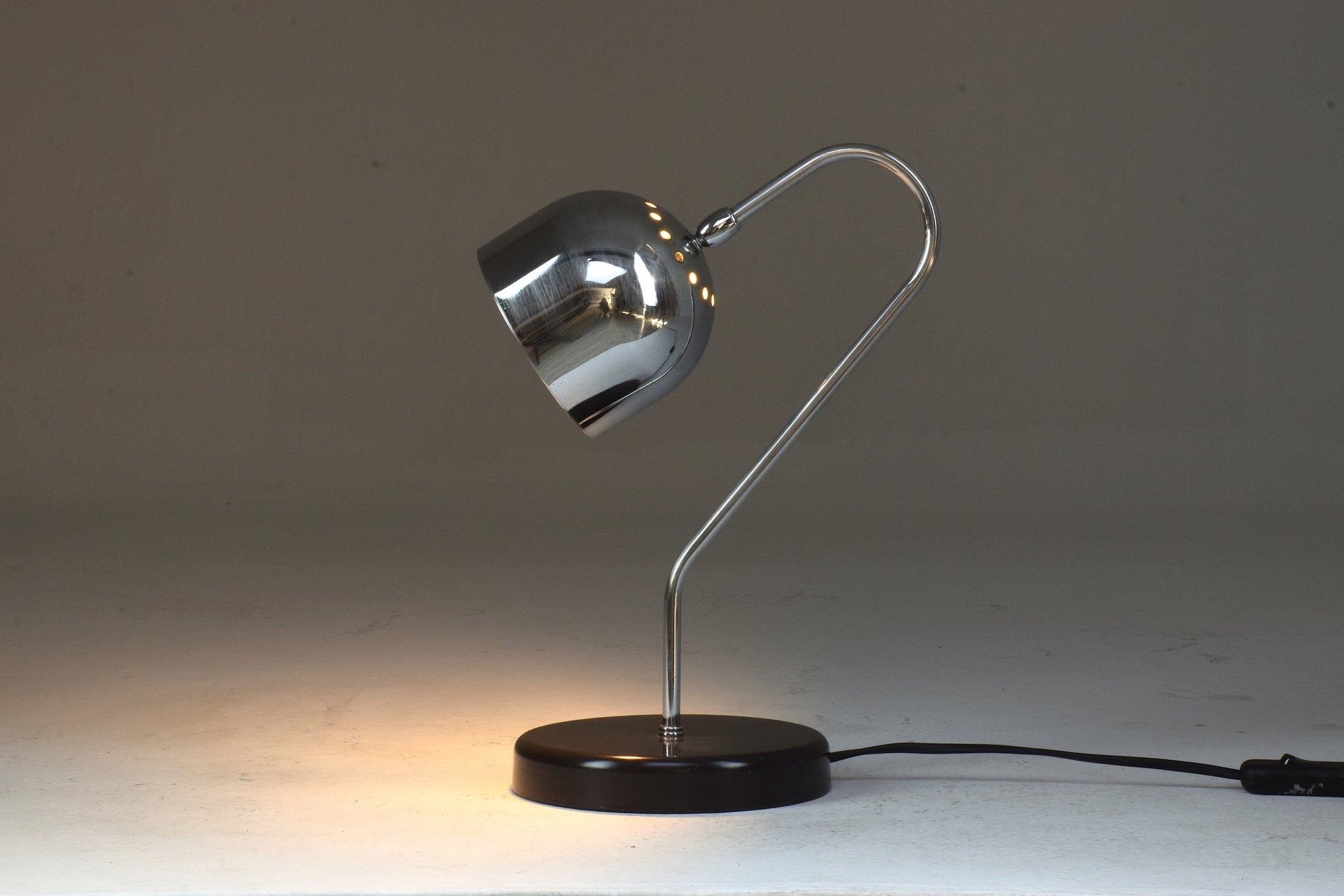 Italian Vintage Chrome Lamp, 1960's - Spirit Gallery