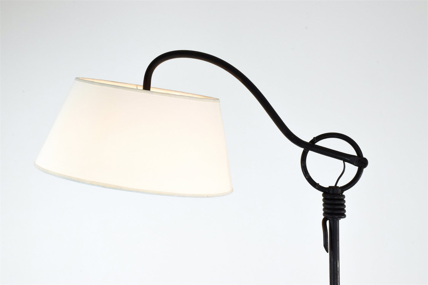 Adjustable Iron Floor Lamp Attributed to Jean Royère, 1940s - Spirit Gallery