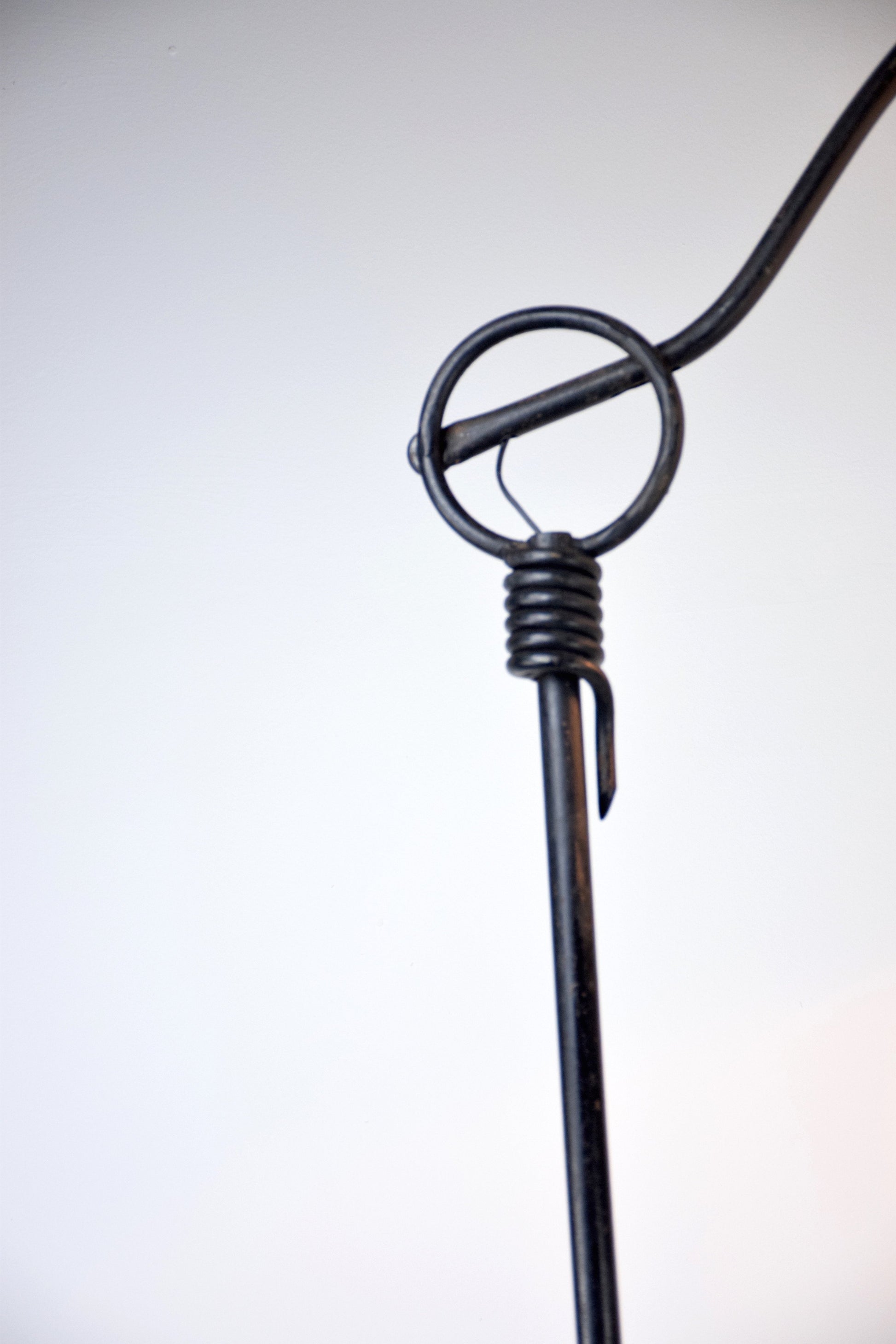 Adjustable Iron Floor Lamp Attributed to Jean Royère, 1940s - Spirit Gallery