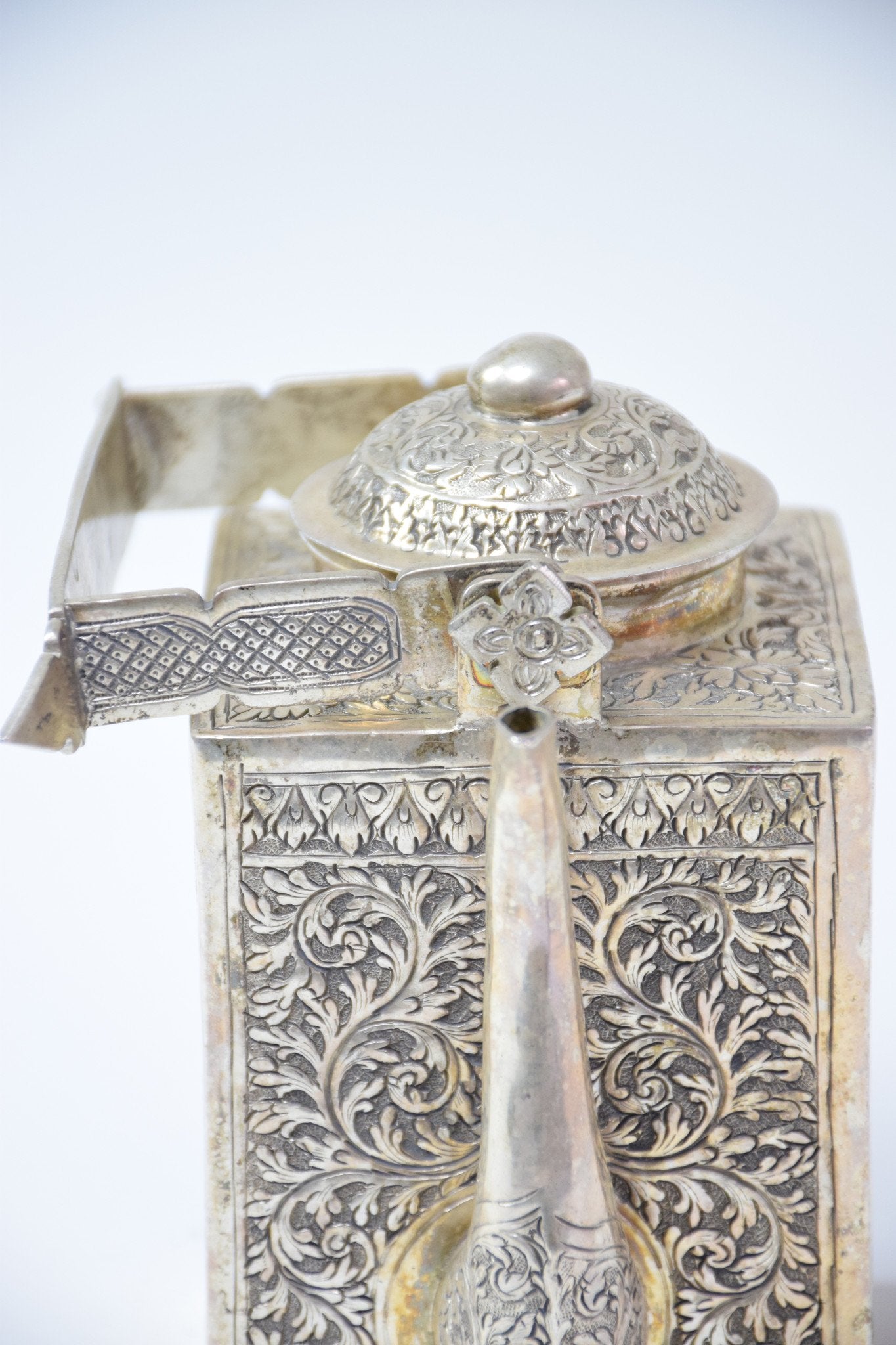 Antique Cambodian Silver Teapot - Spirit Gallery