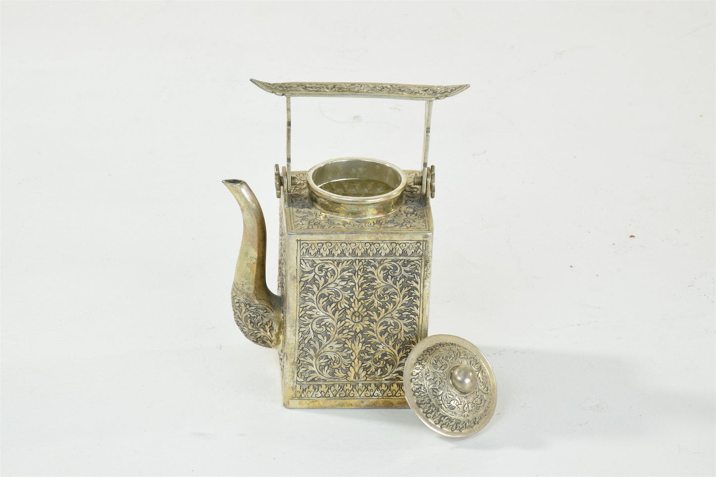 Antique Cambodian Silver Teapot - Spirit Gallery