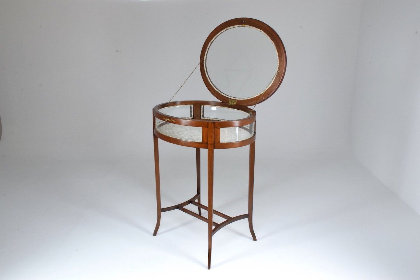 Antique Edwardian Vitrine Table - Spirit Gallery