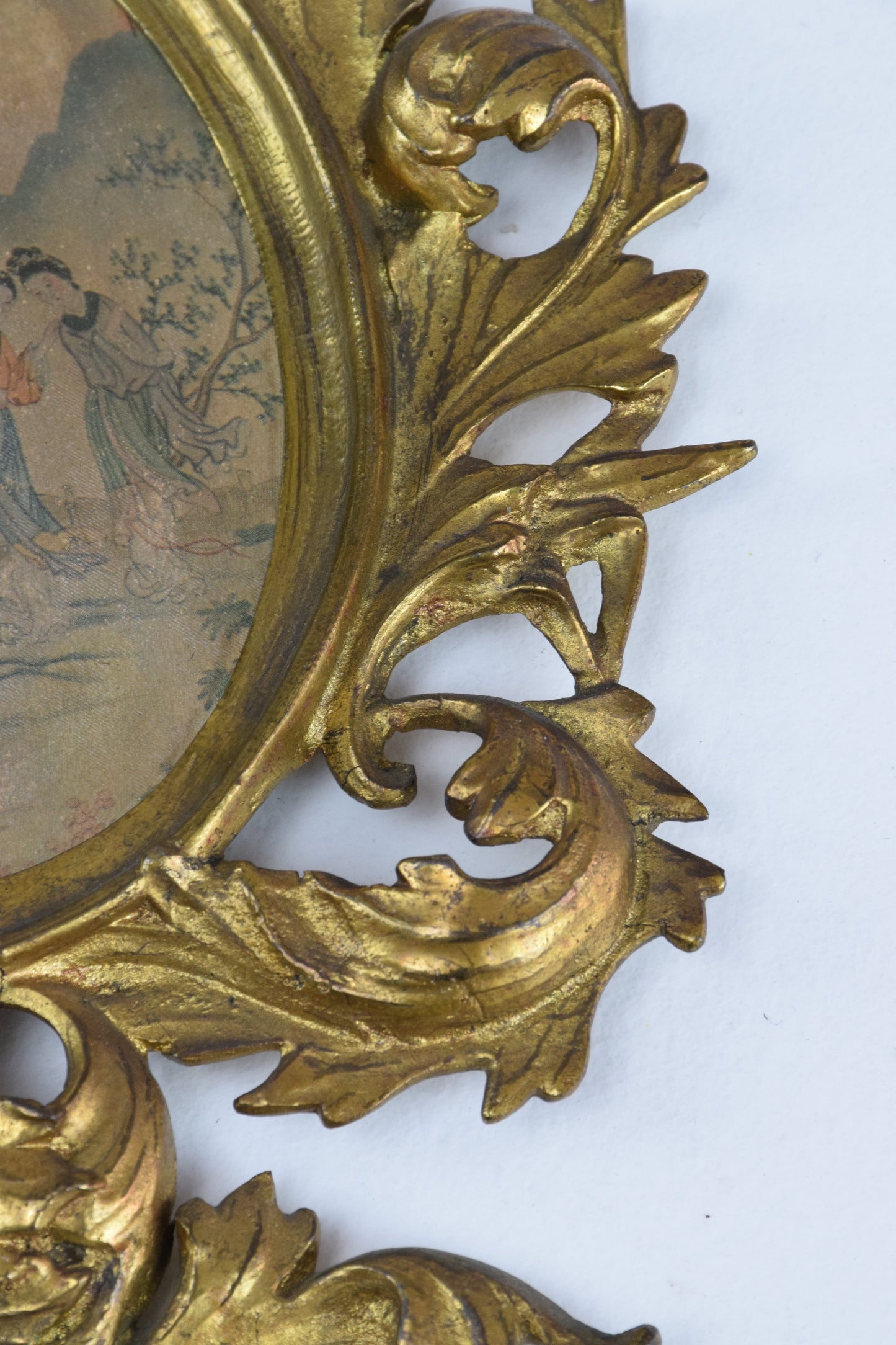 Antique Japanese Watercolours in Italian Giltwood Frames - Spirit Gallery