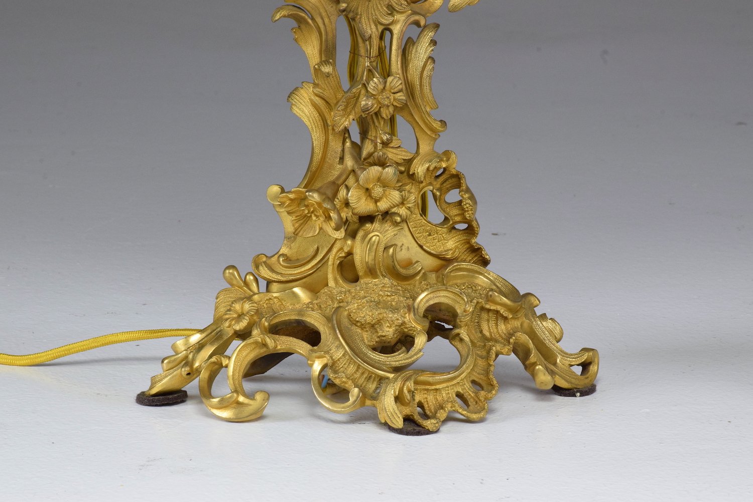 Antique Pair of French Ormolu Electrified Candelabras - Spirit Gallery