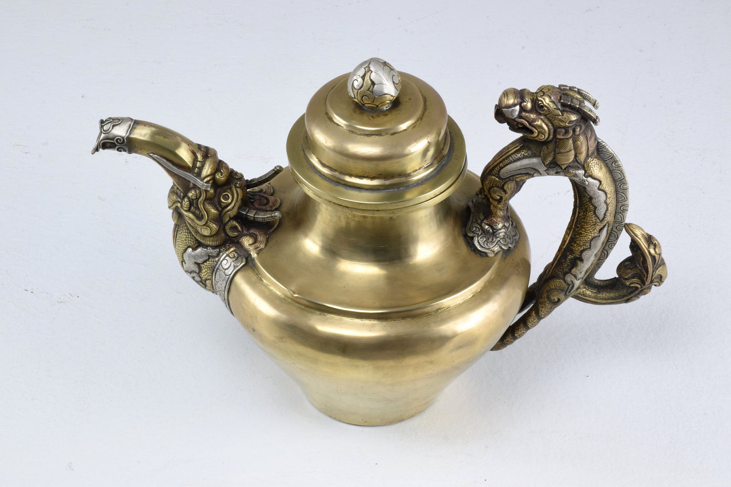 Antique Tibetan Dragon Teapot - Spirit Gallery