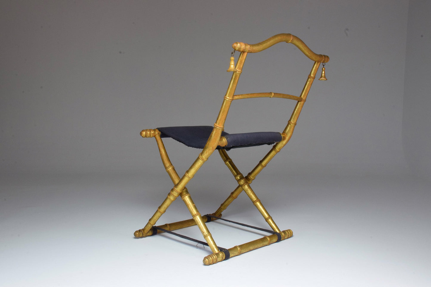 Antique Wooden Folding Chair, Napoleon III - Spirit Gallery