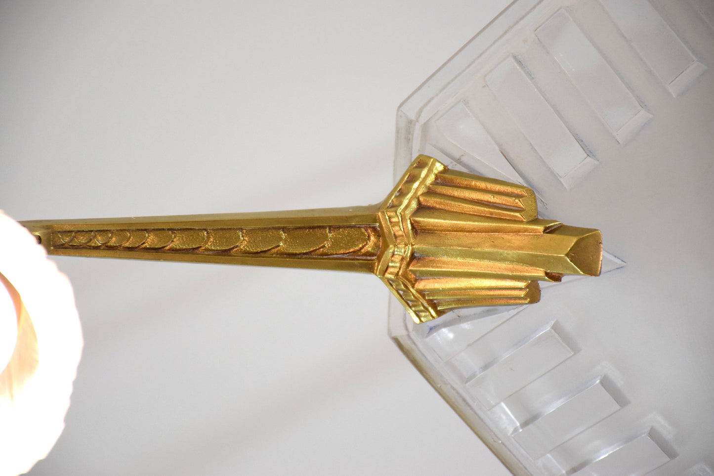 Art Deco Chandelier by Muller Freres, France, 1930's - Spirit Gallery