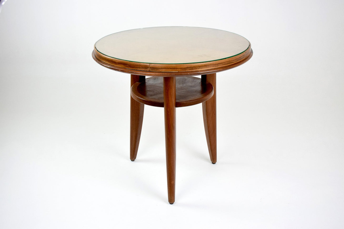 Beechwood Gueridon or Side Table In the Style of Jules Leleu, circa 1940's - Spirit Gallery