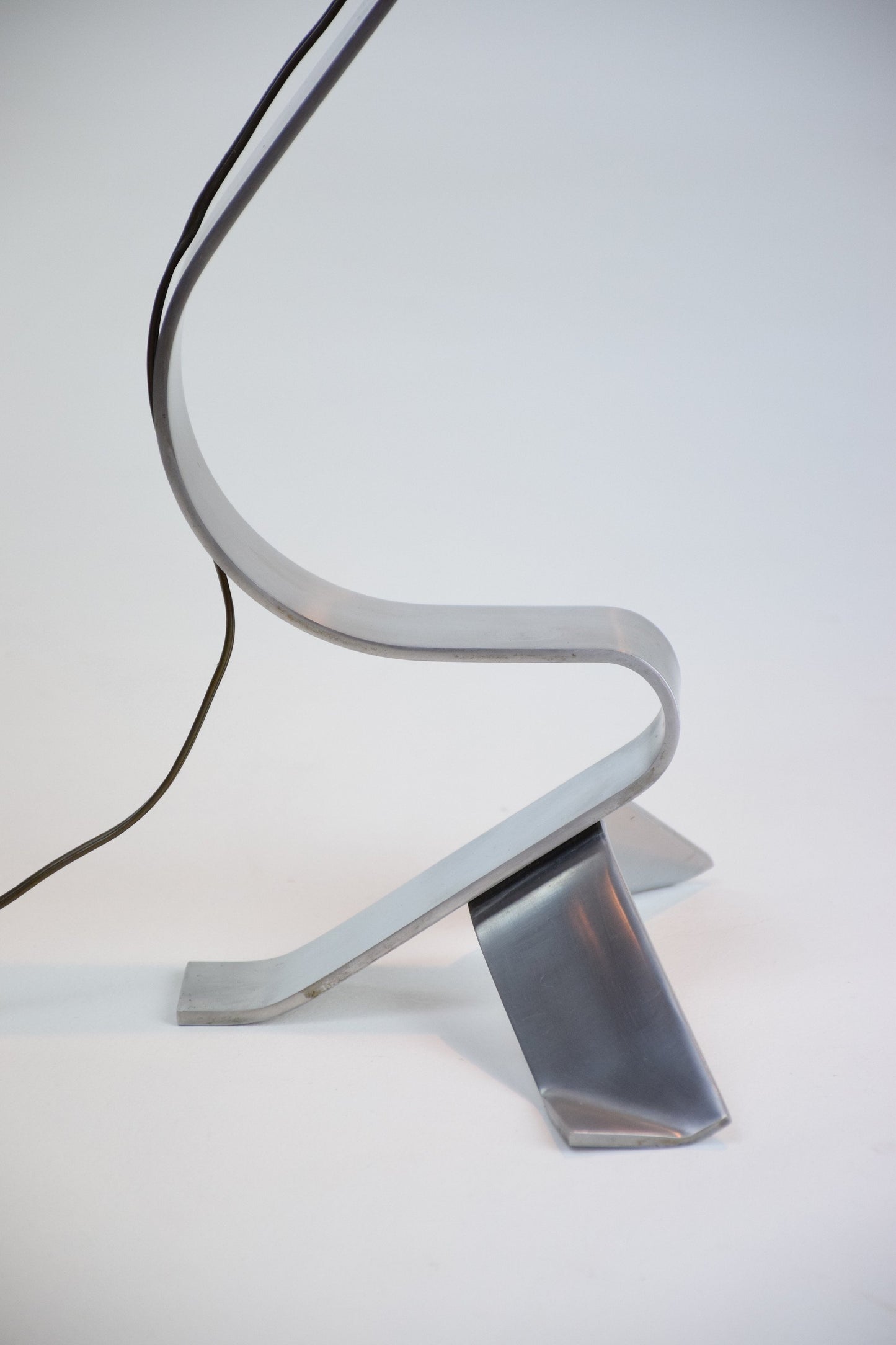Bird Shaped Steel Lamp, France, 1970's - Spirit Gallery