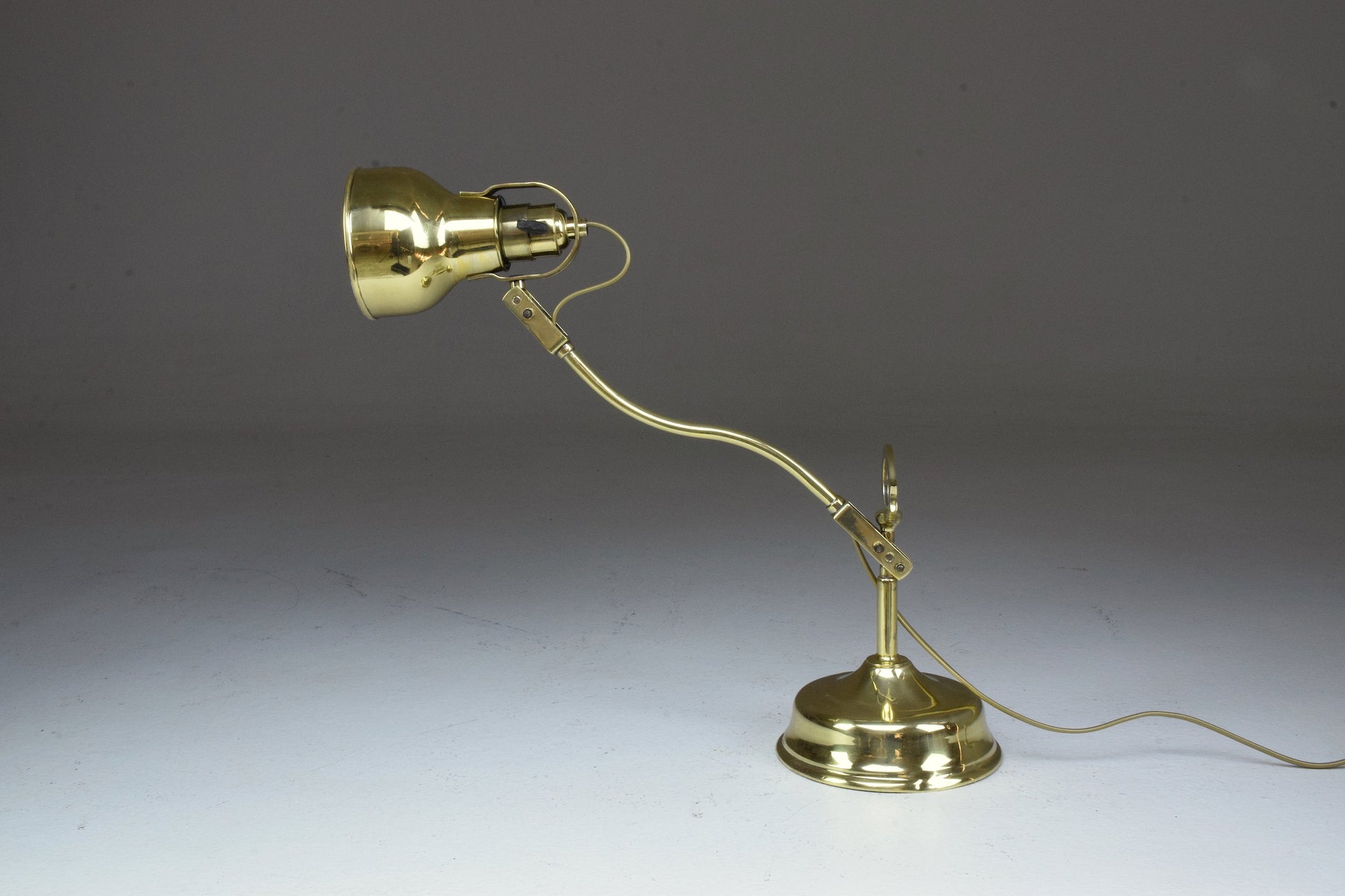 Early 20th Century French Brass Lamp - Spirit Gallery
