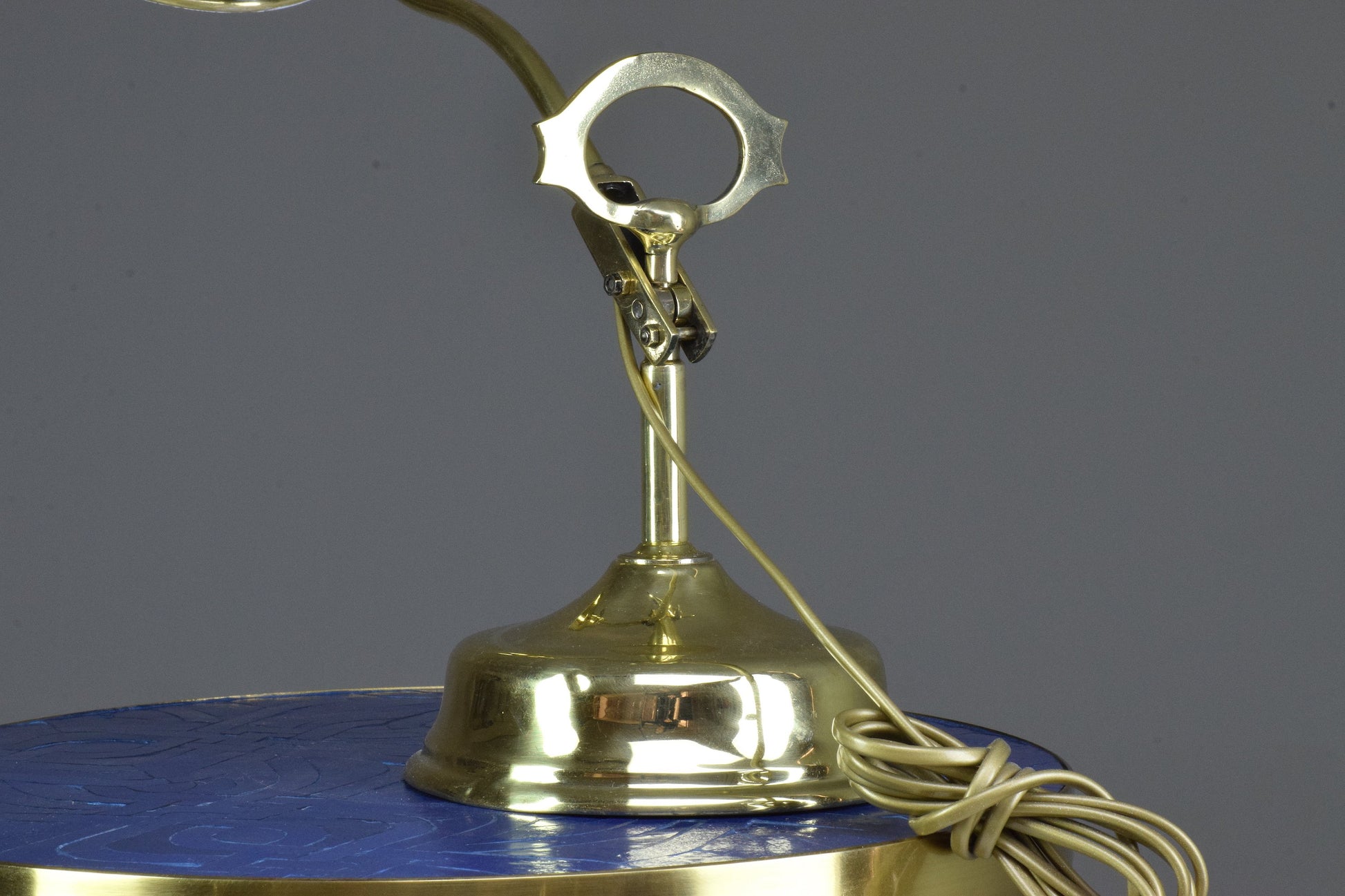 Early 20th Century French Brass Lamp - Spirit Gallery