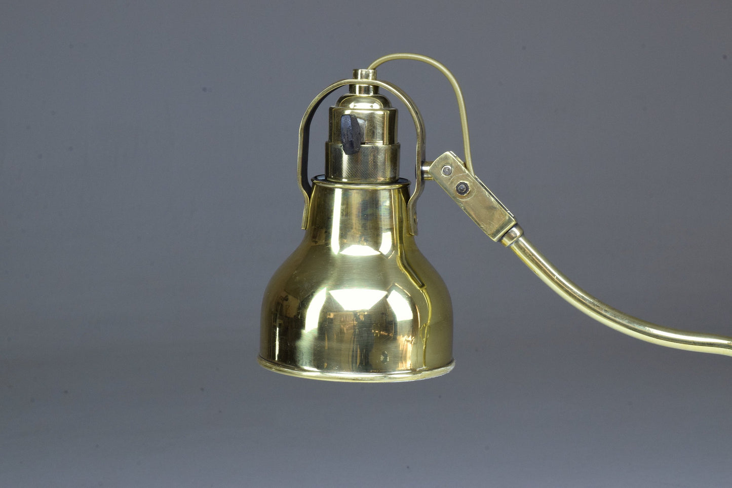 Early 20th Century French Brass Lamp - Spirit Gallery