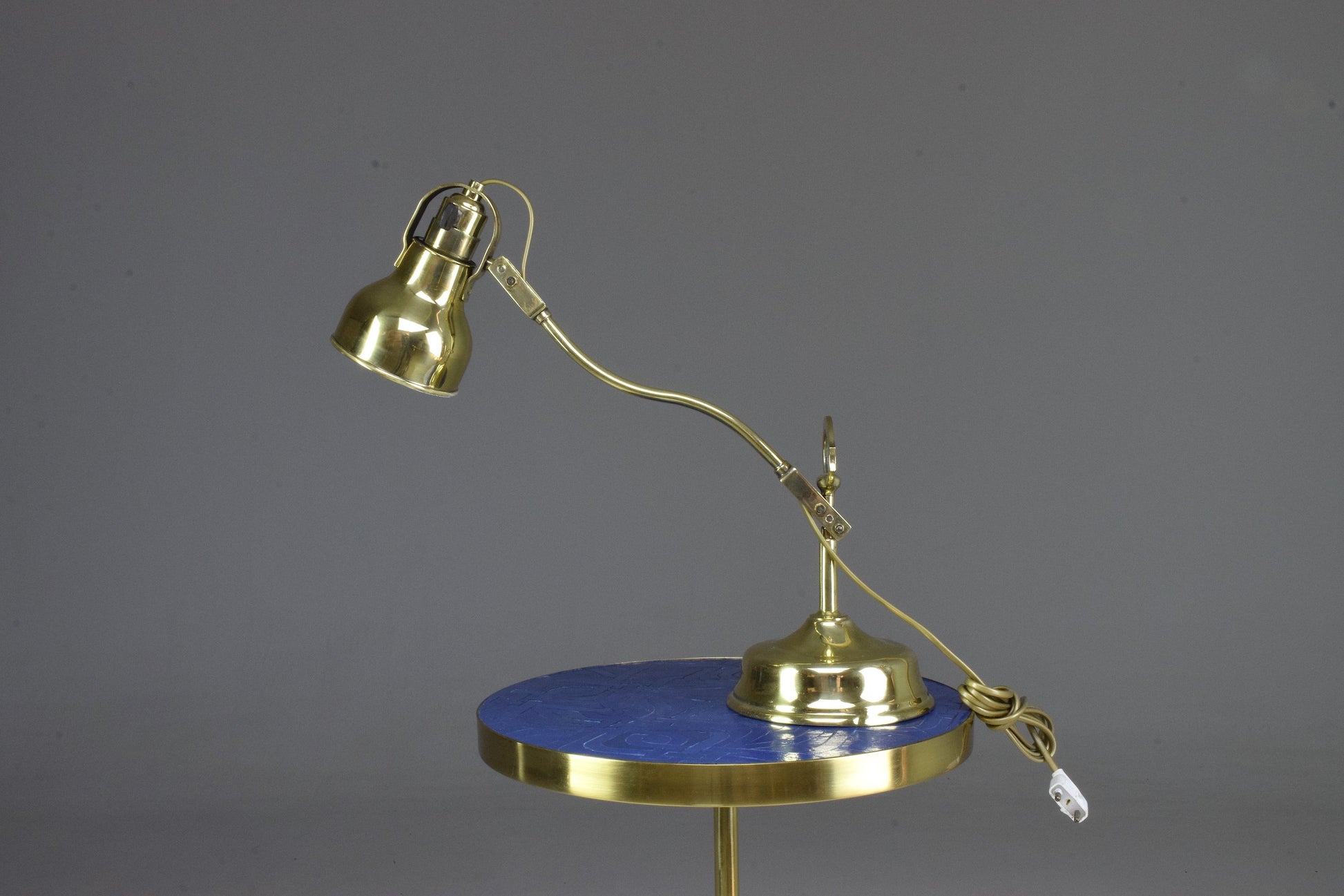 Early 20th Century French Brass Lamp - Spirit Gallery