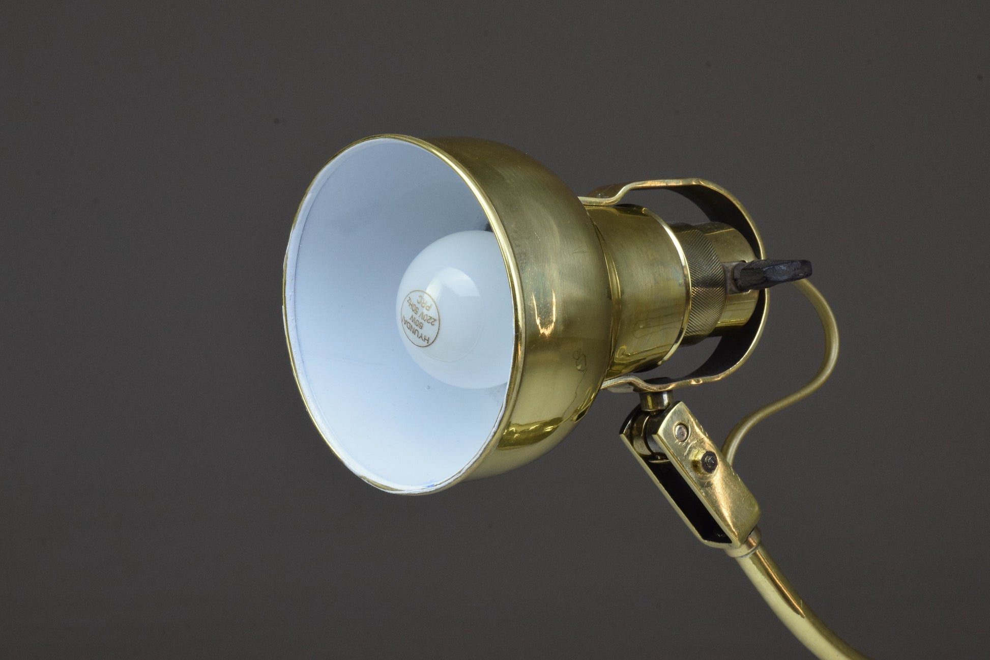 Early 20th Century French Brass Lamp - Spirit Gallery