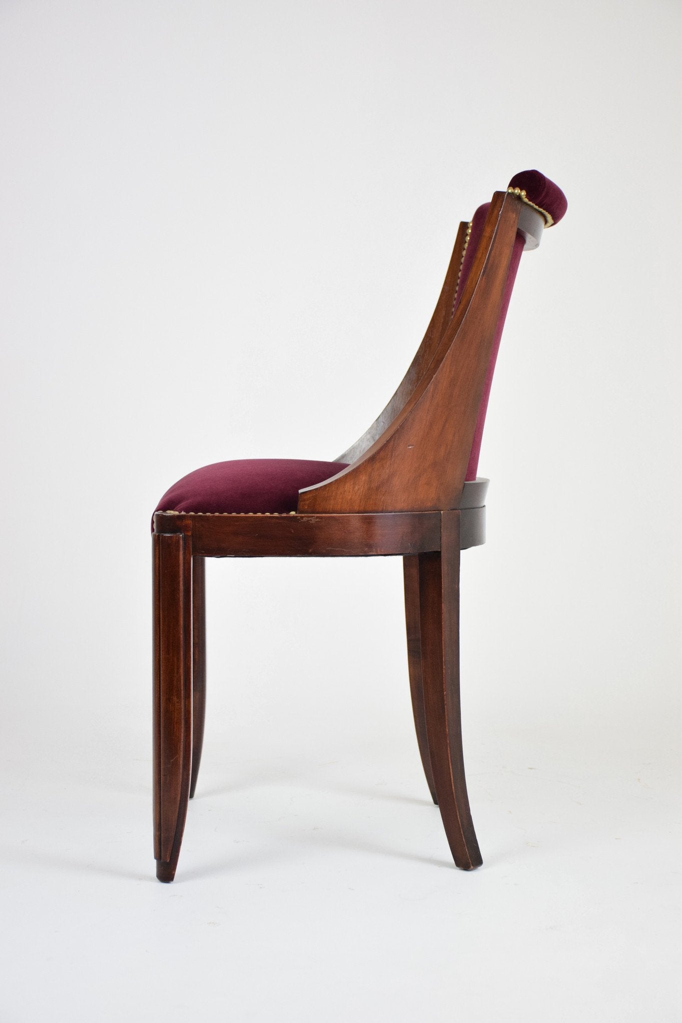 French Art Deco Dining Chairs, 1930's, Set Of 6 - Spirit Gallery