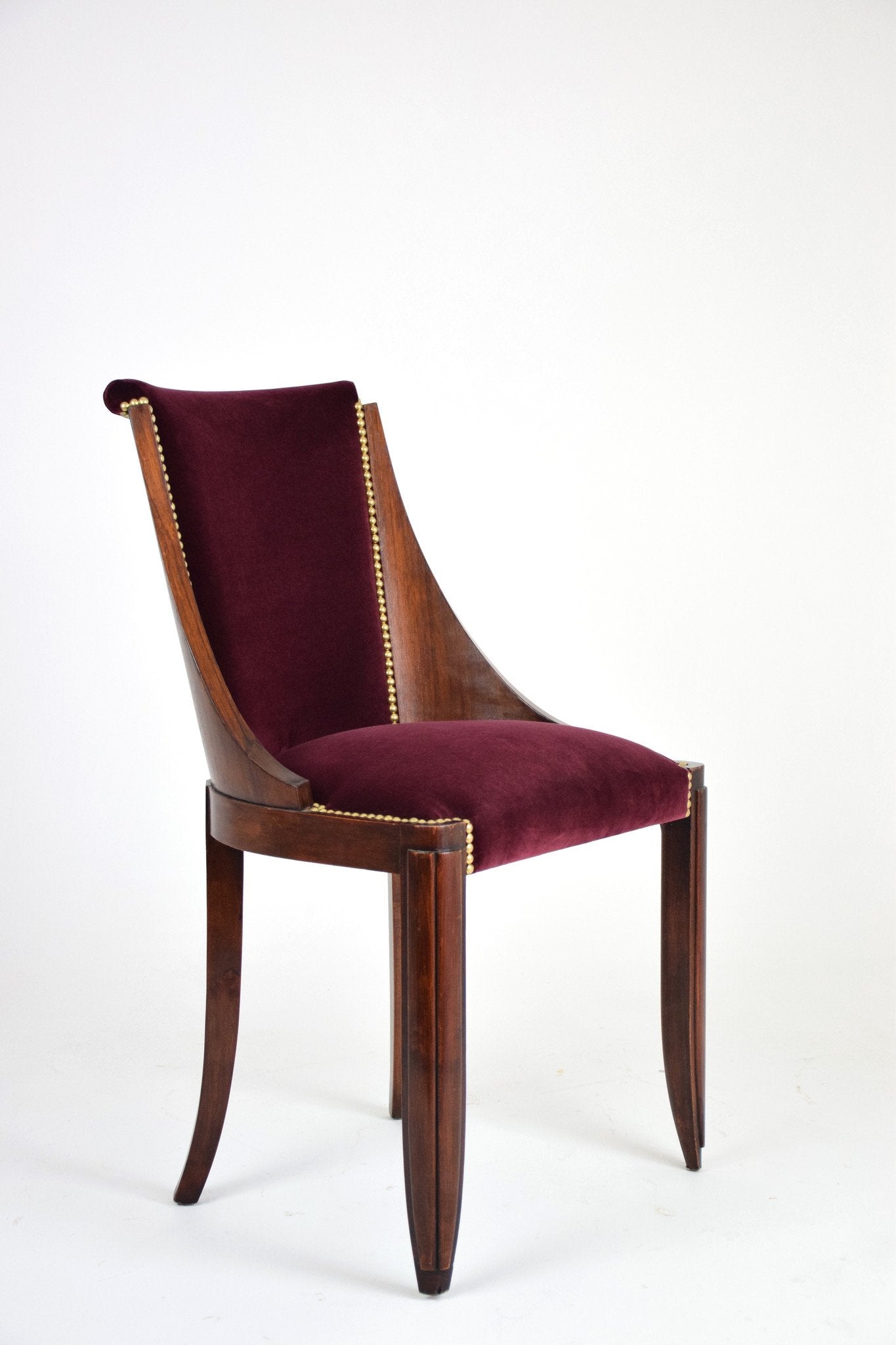 French Art Deco Dining Chairs, 1930's, Set Of 6 - Spirit Gallery