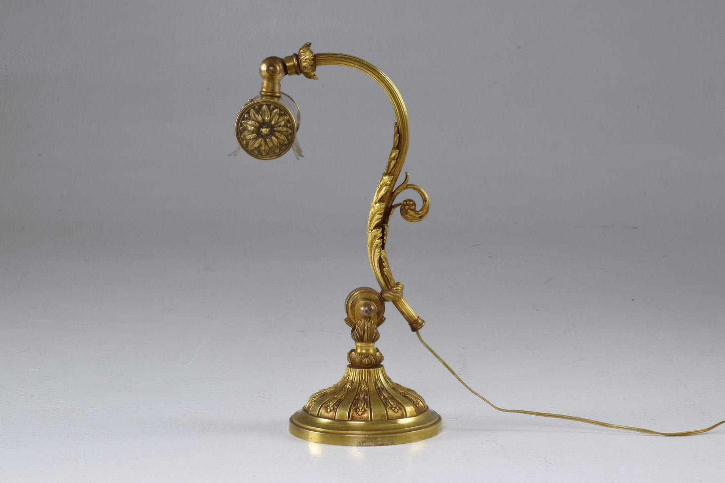 French Art Nouveau Brass Piano Lamp - Spirit Gallery