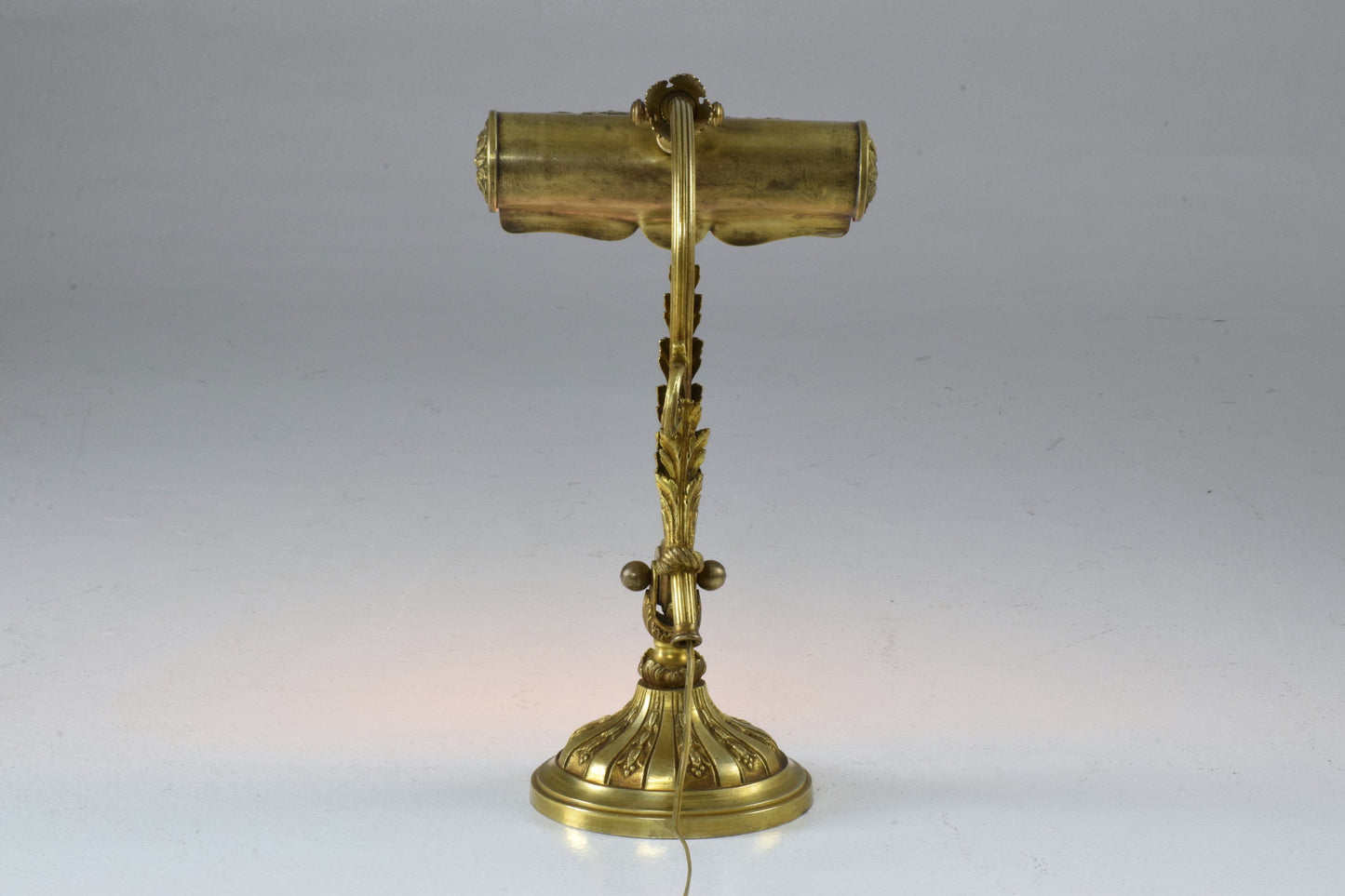 French Art Nouveau Brass Piano Lamp - Spirit Gallery