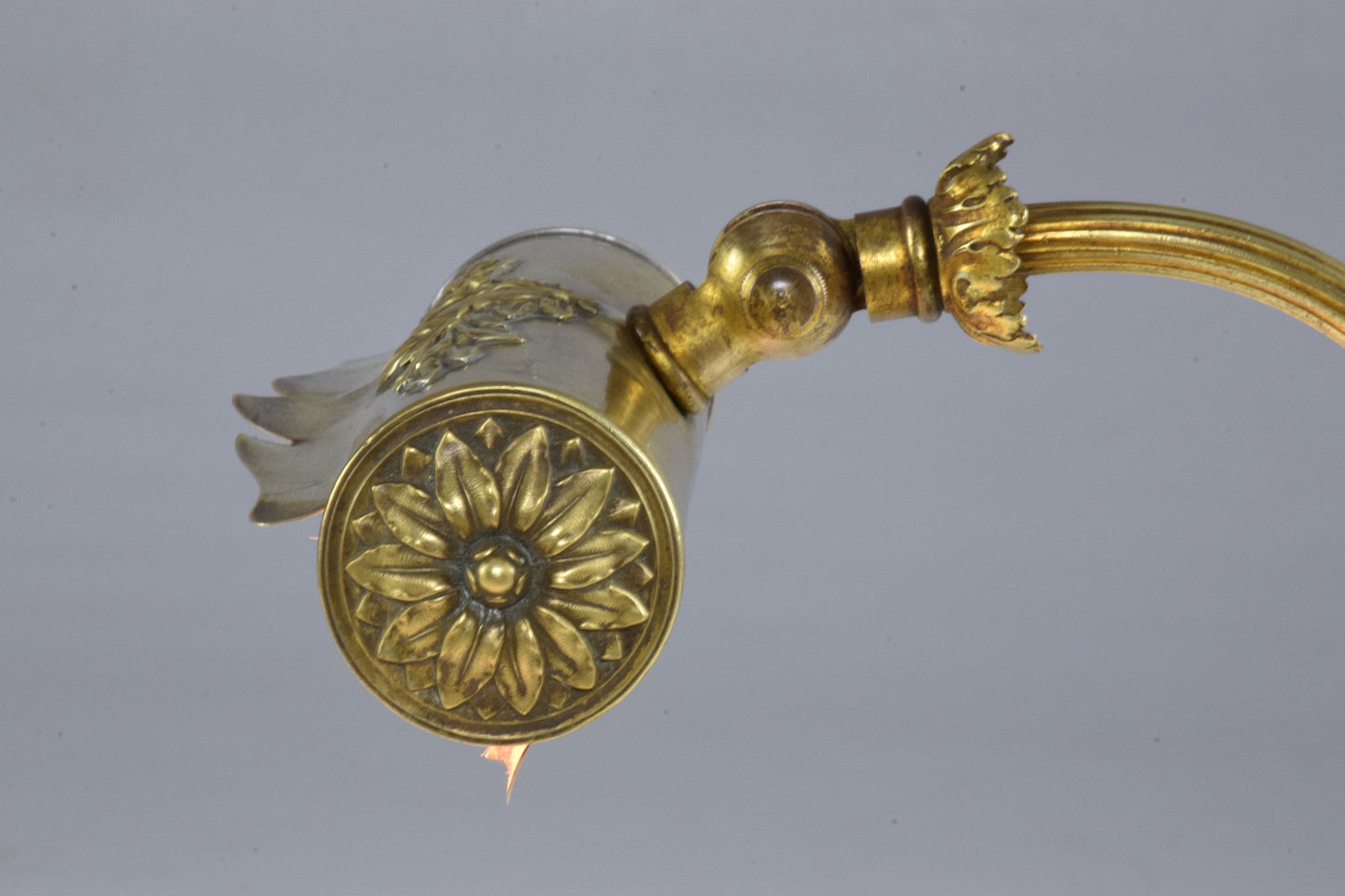 French Art Nouveau Brass Piano Lamp - Spirit Gallery