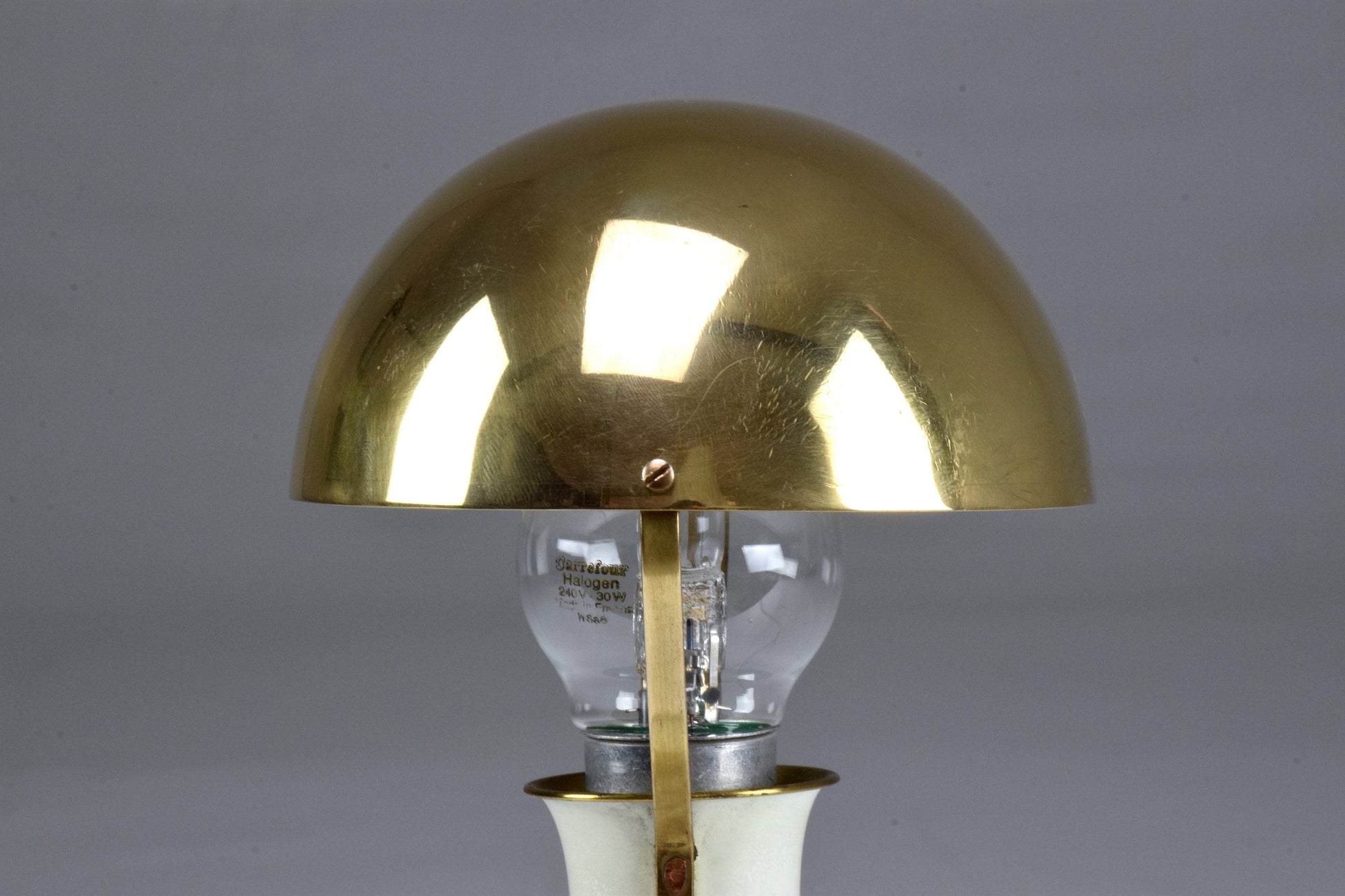 French Articulating Vintage Brass Table Desk Lamp, 1950's - Spirit Gallery