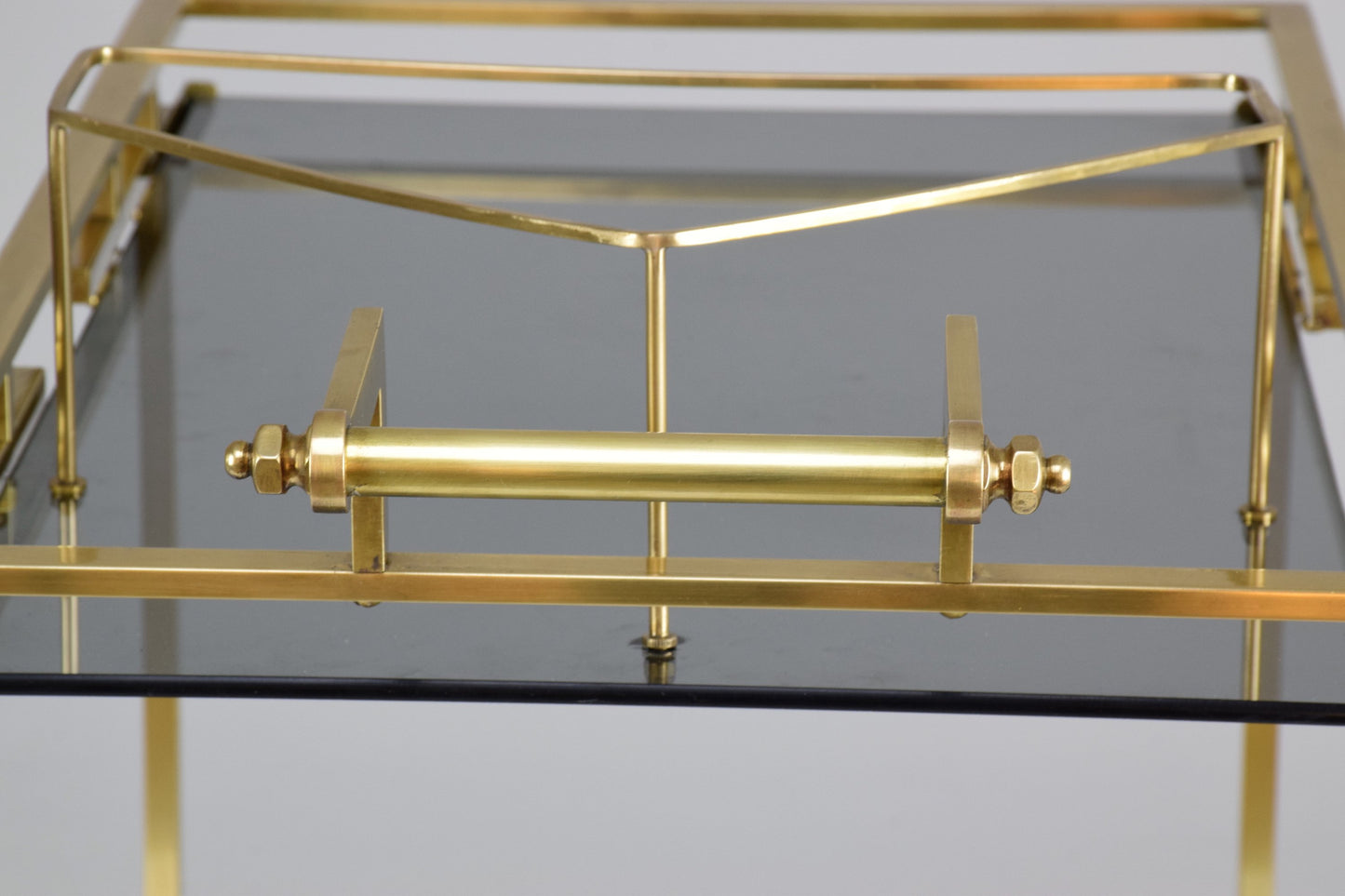 French Brass Bar or Serving Cart Trolley, 1970's - Spirit Gallery