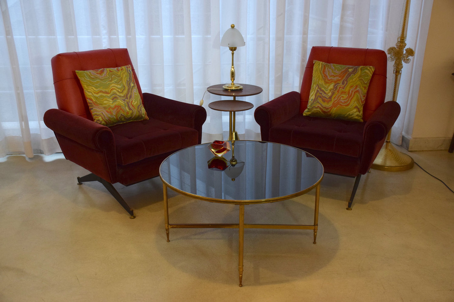 French Mid-Century Bronze Coffee Table, 1970's - Spirit Gallery