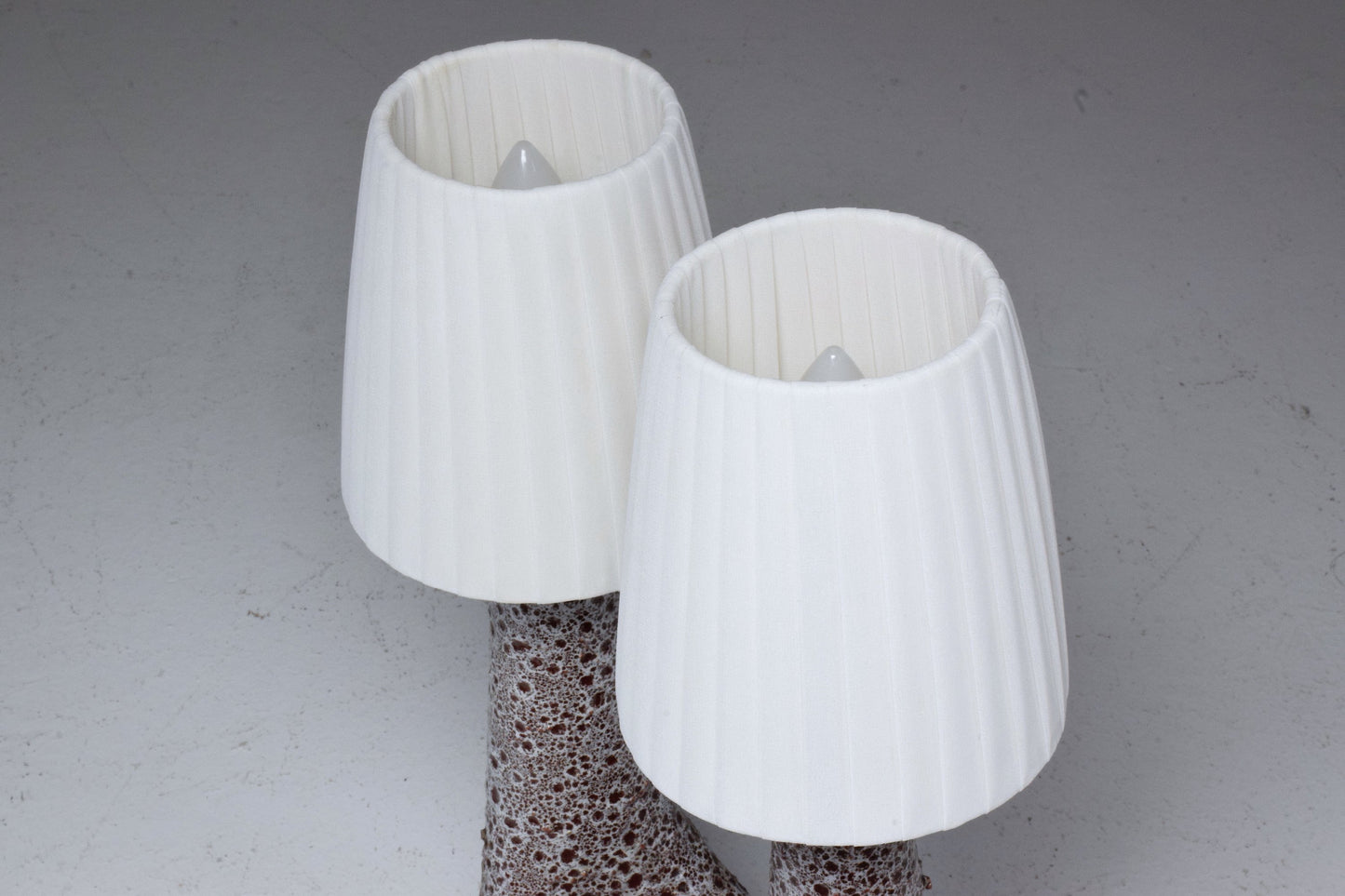 French Mid-Century Ceramic Table Lamp by Vallauris le Vaucour, 1950's - Spirit Gallery