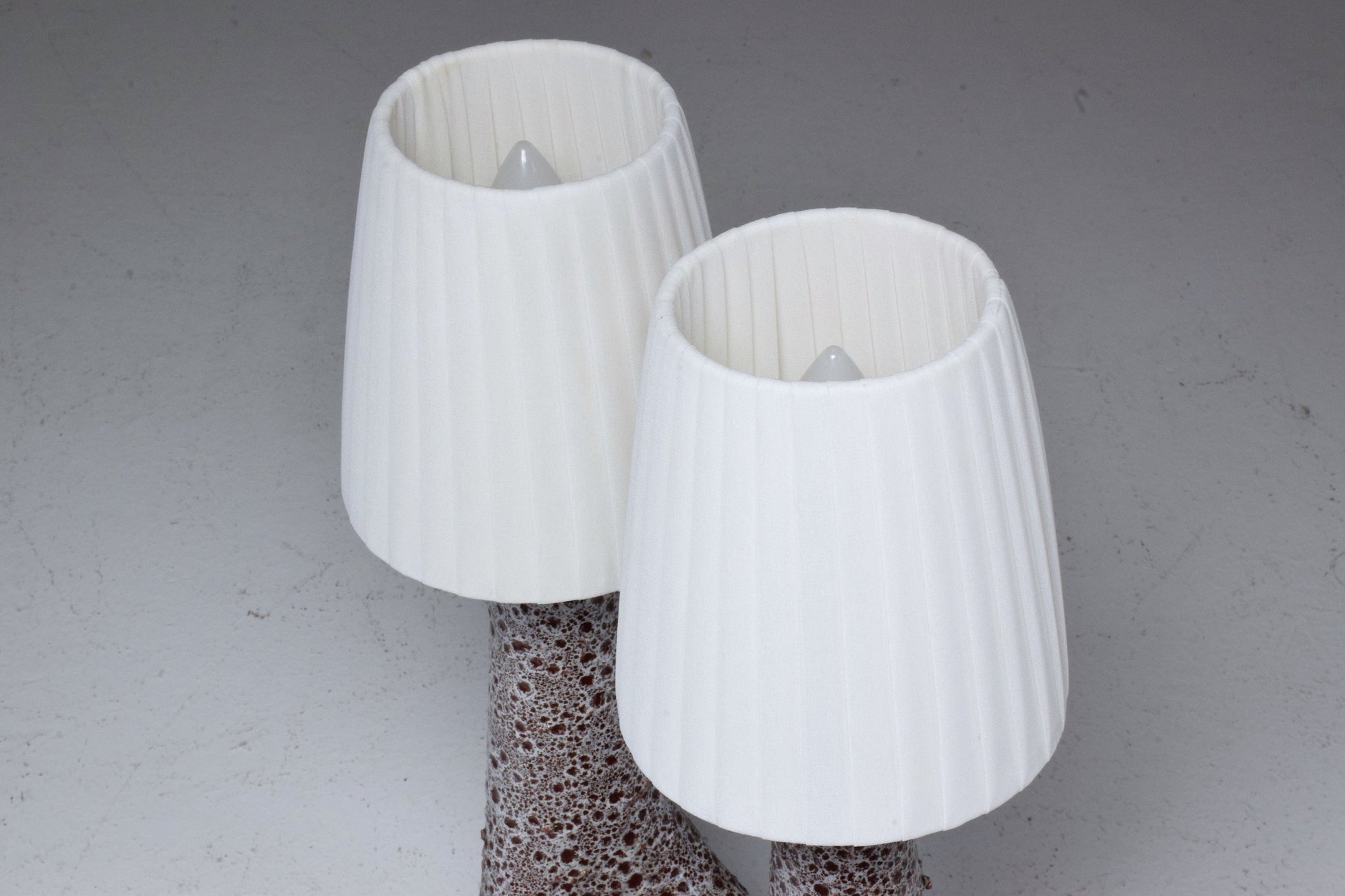 French Mid-Century Ceramic Table Lamp by Vallauris le Vaucour, 1950's - Spirit Gallery